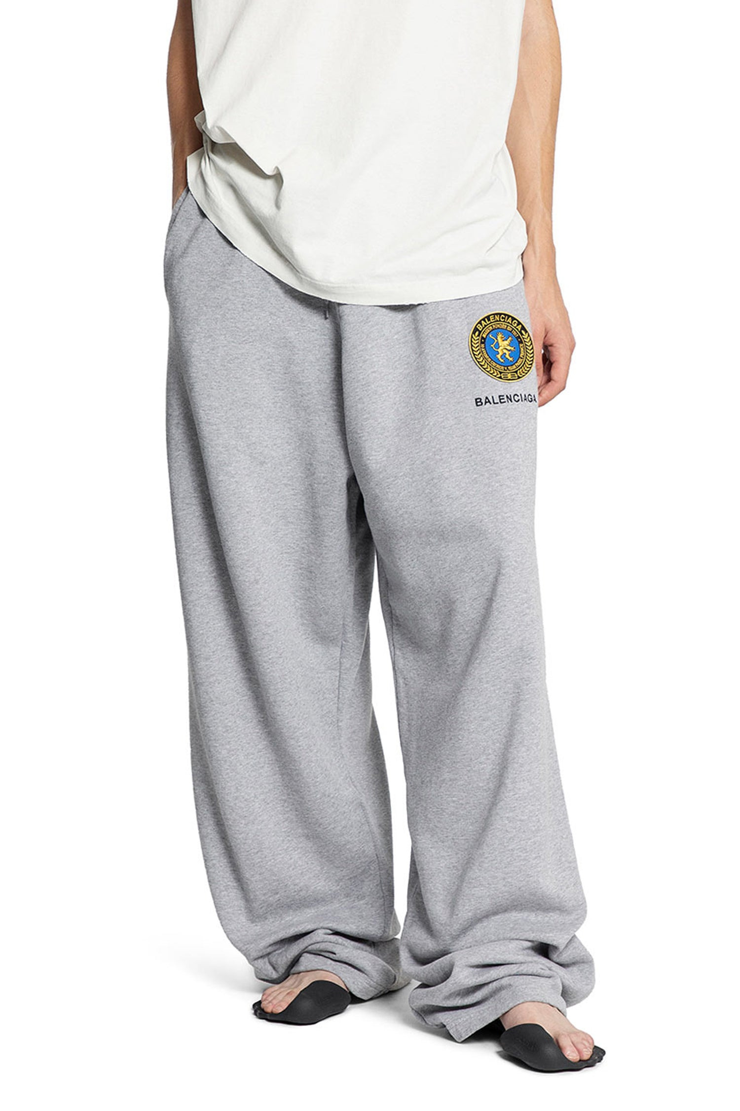 Uniform-Patch-Oversized-Sweatpants - 6