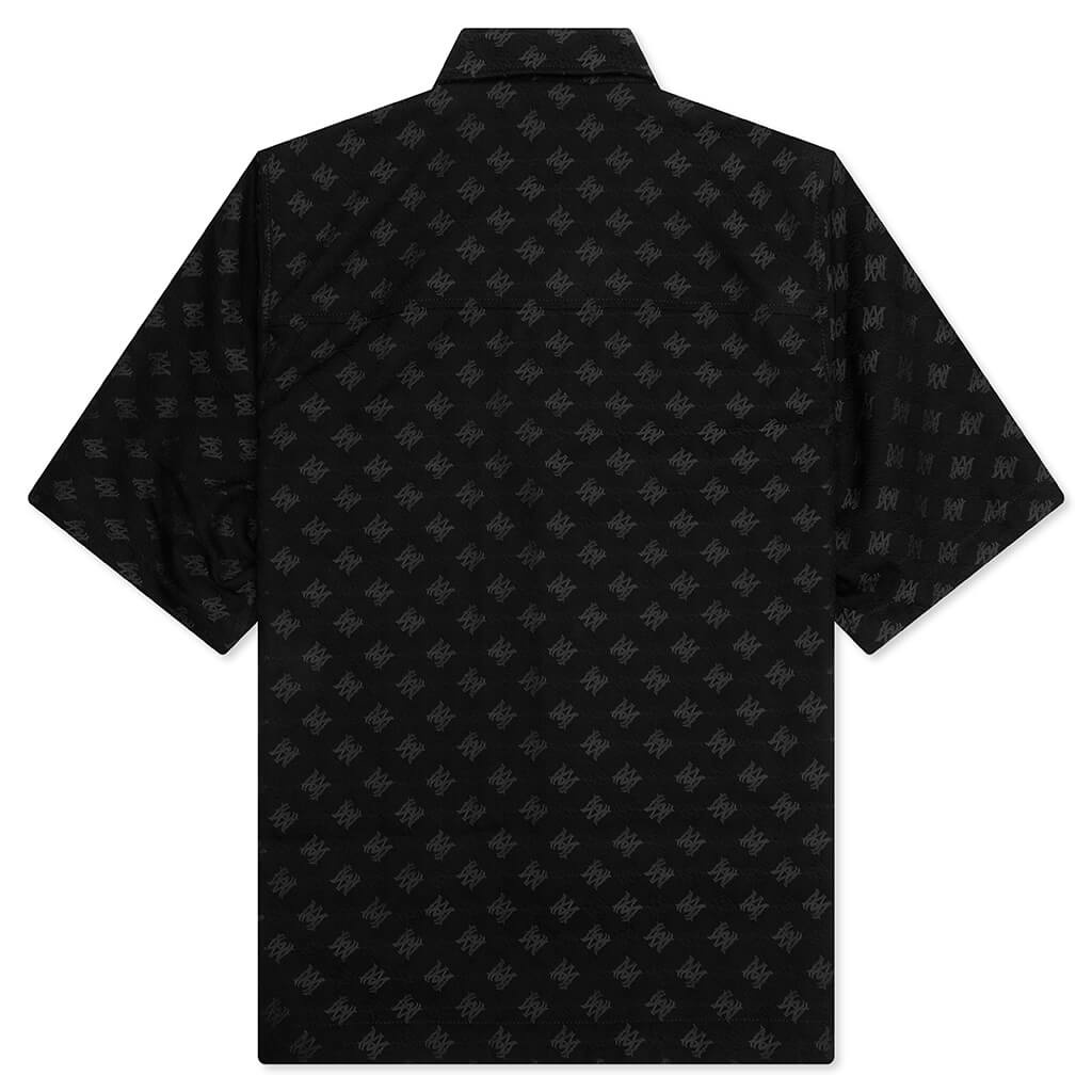 MA QUAD JACQUARD SHIRT - BLACK - 2