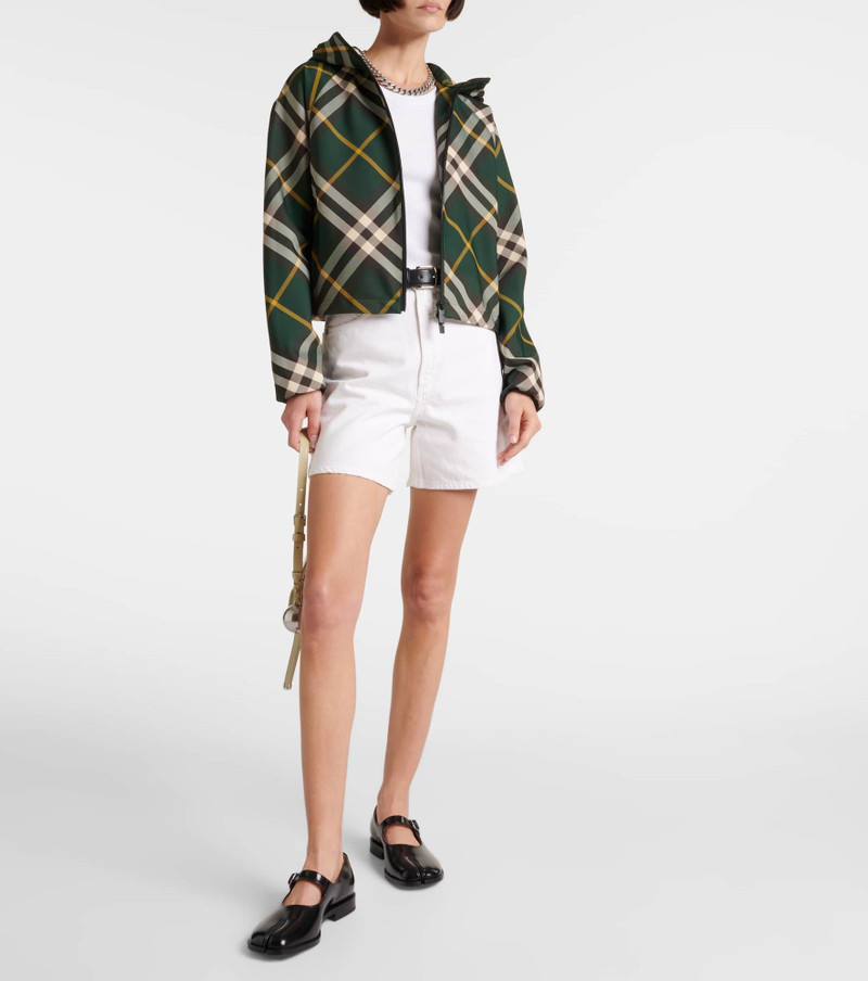 AGOLDE Stella high-rise denim shorts outlook