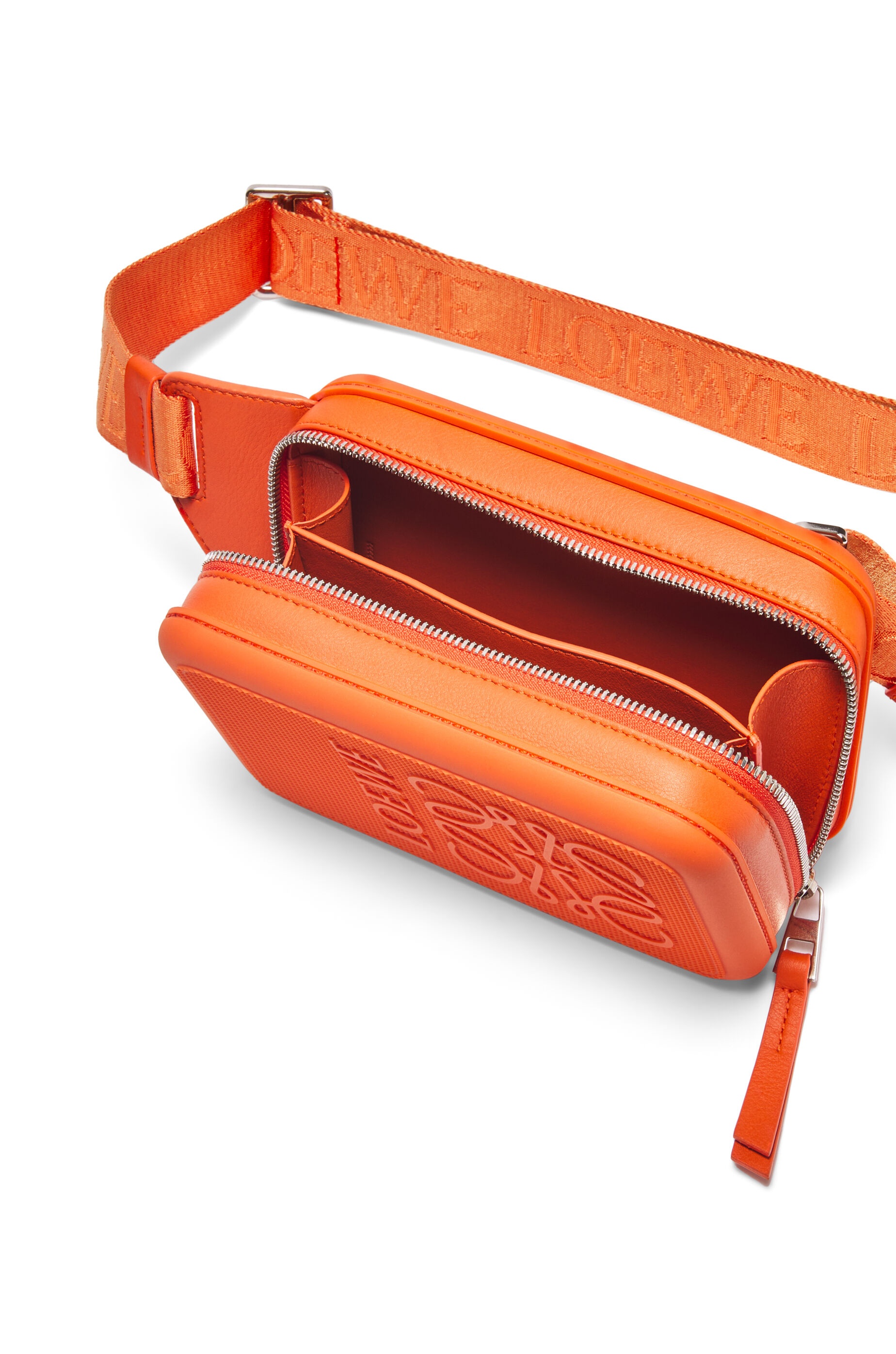Molded Sling in diamond rubber and calfskin - 6