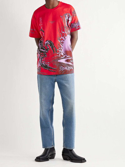 Givenchy Oversized Printed Cotton-Jersey T-Shirt outlook