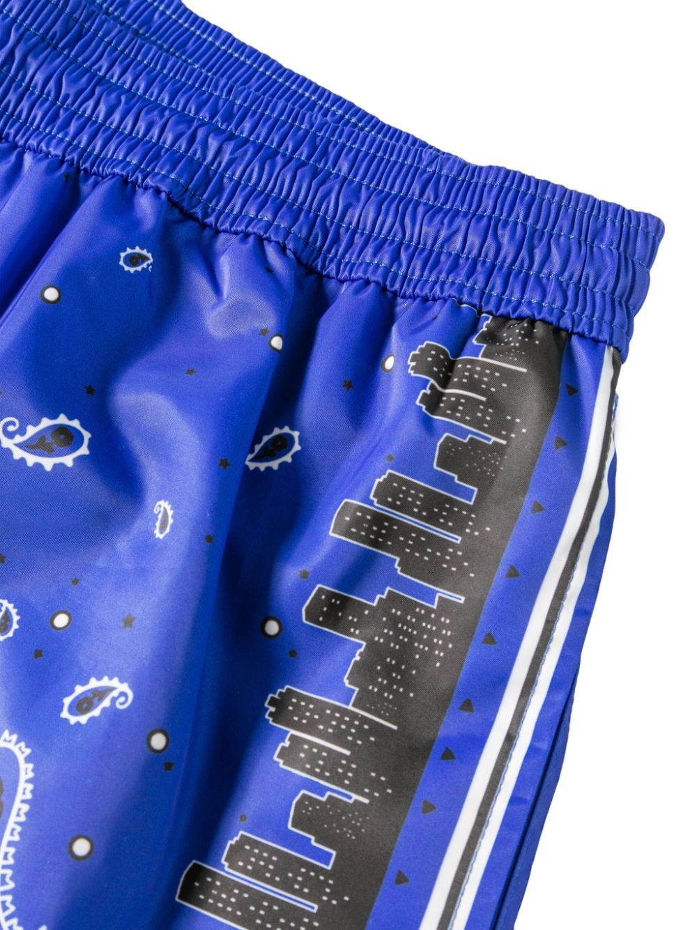 bandana-print surfer swim shorts - 3