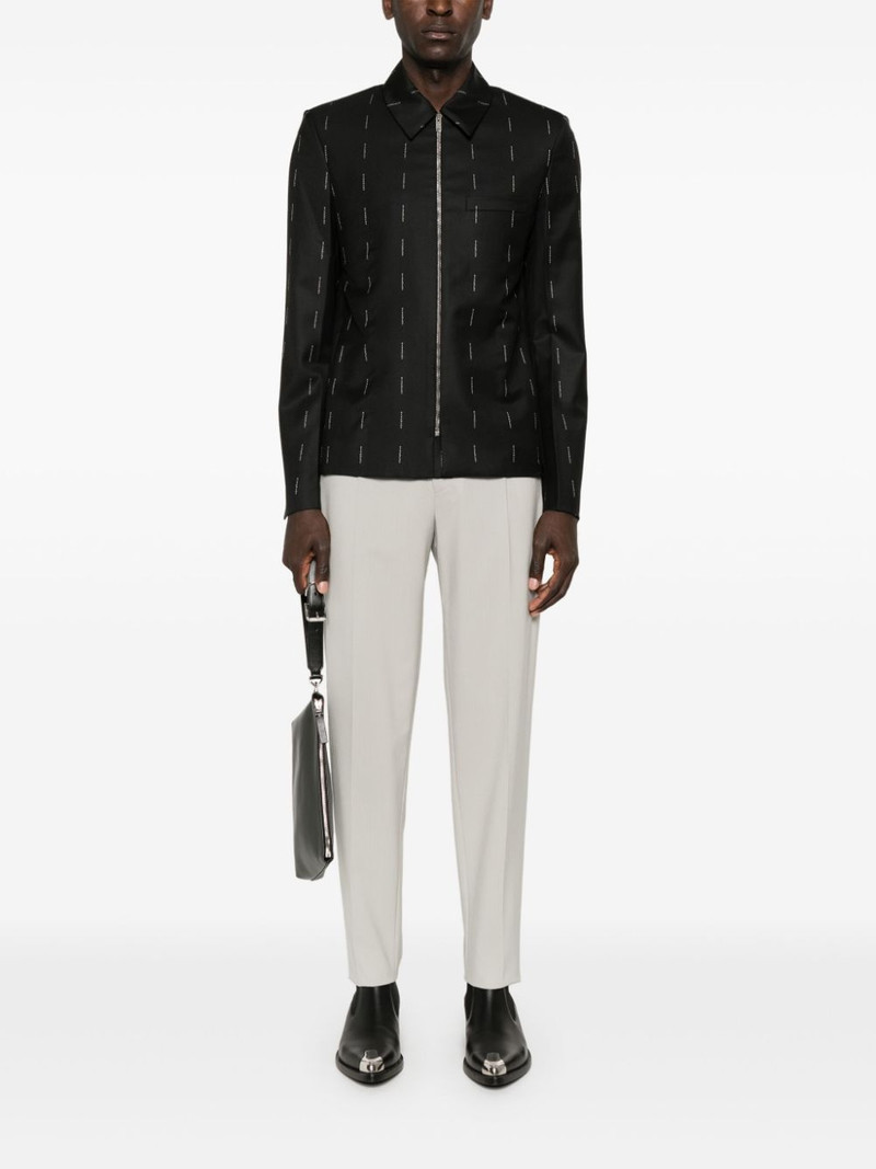 Givenchy logo-jacquard jacket outlook