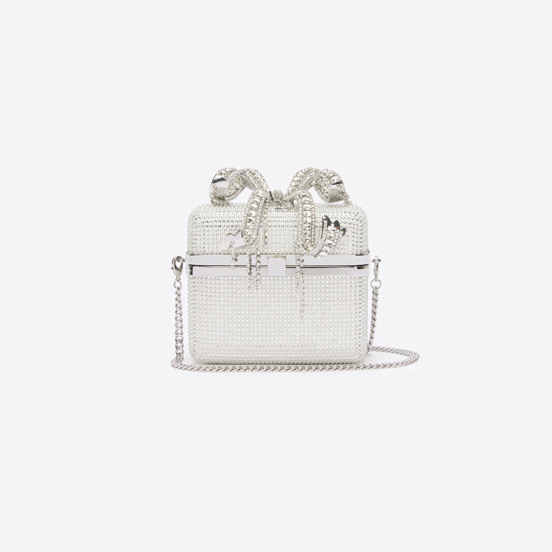 Silver Rhinestone Vanity Bag 4