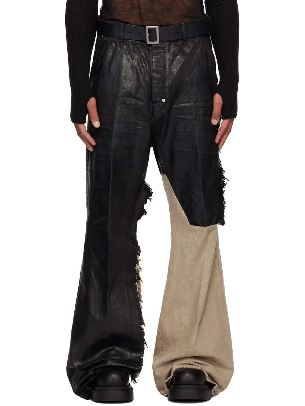 Black & Off-White Concordians Joris Jeans - 1