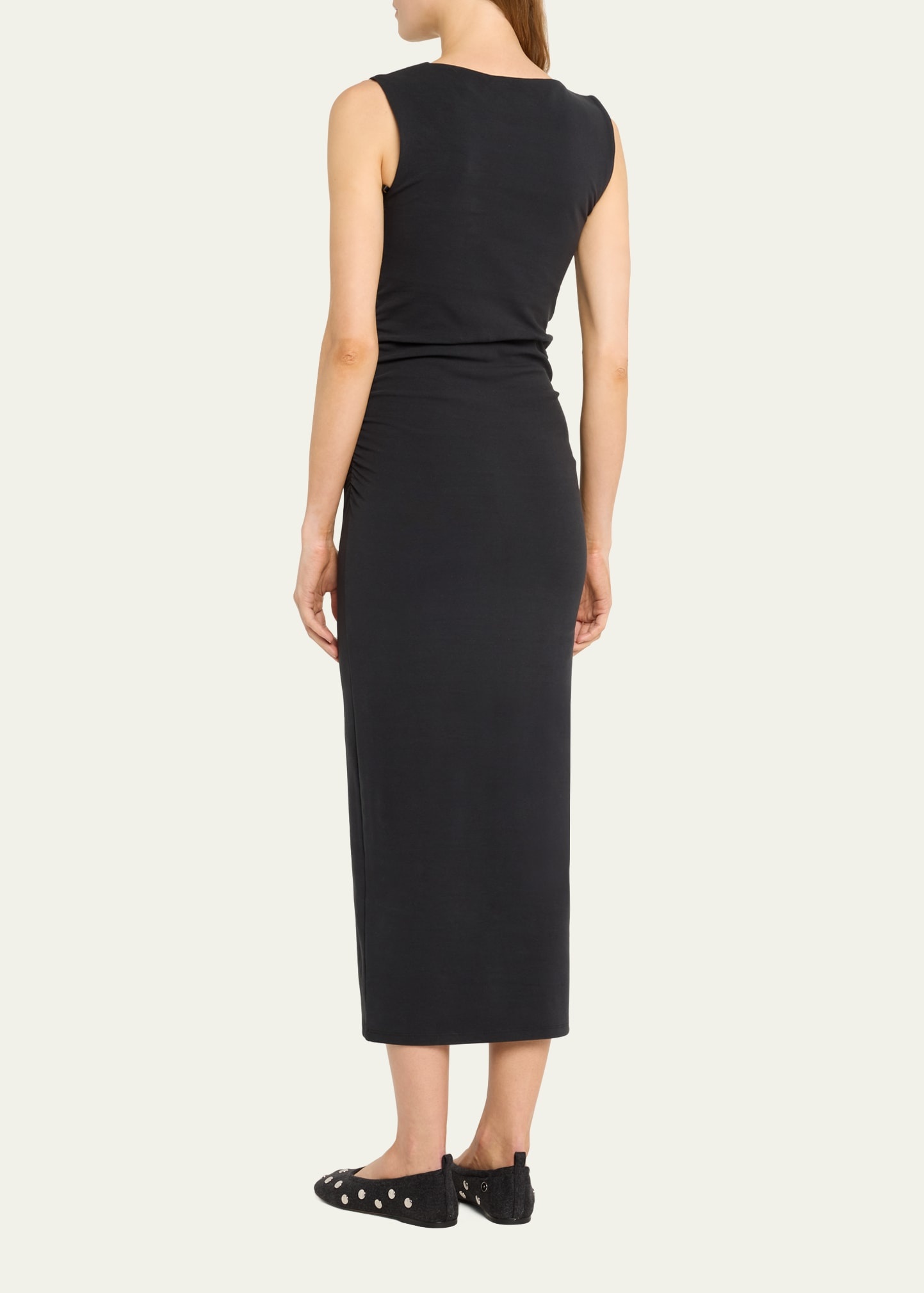 Charissa High-Neck Midi Dress - 3