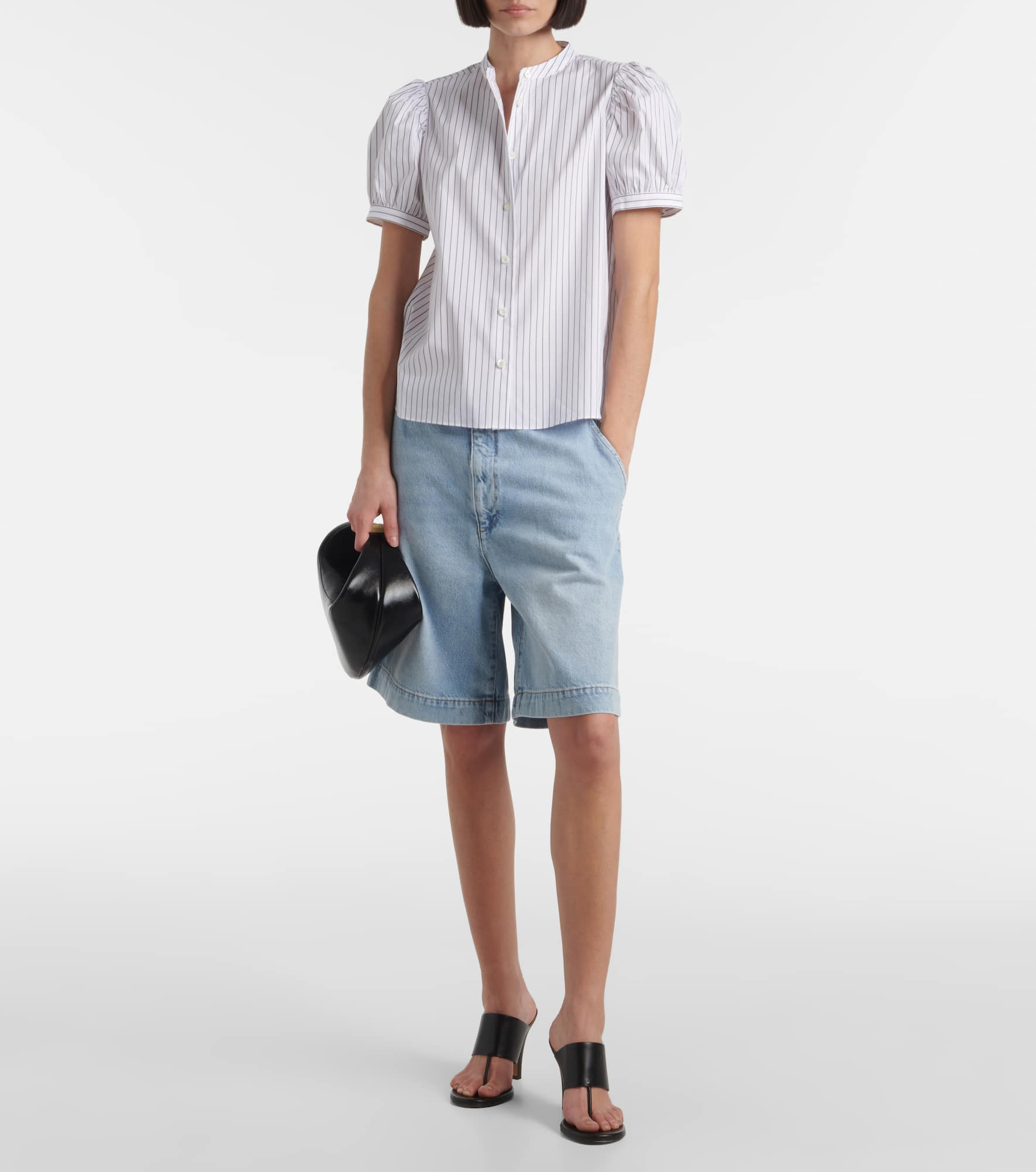 The Trouser Short denim Bermuda shorts - 2