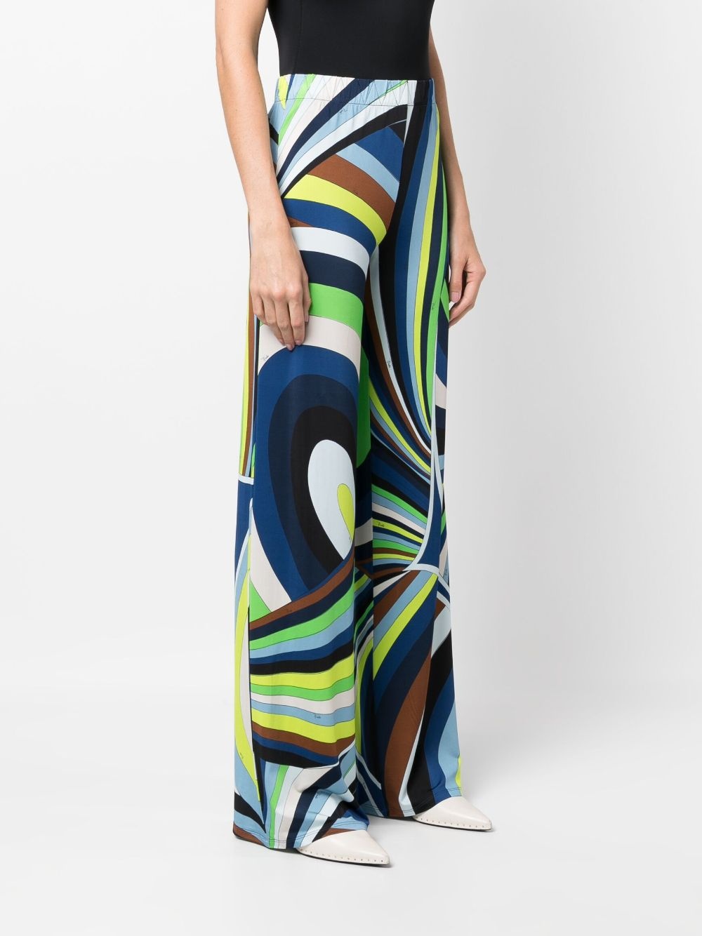 kaleidoscopic-print palazzo pants - 3