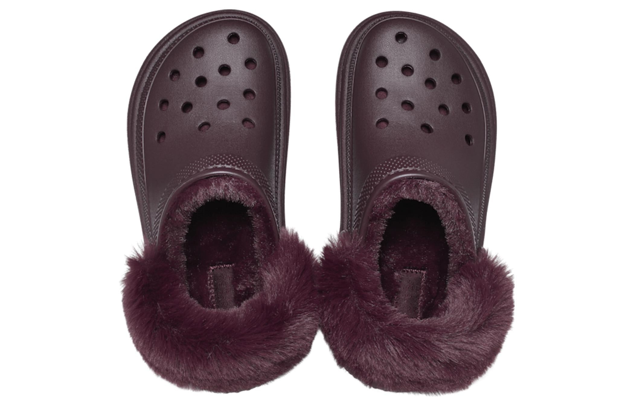 (WMNS) Crocs Stomp Lined Clogs 'Dark Cherry' 208546-6WD - 3