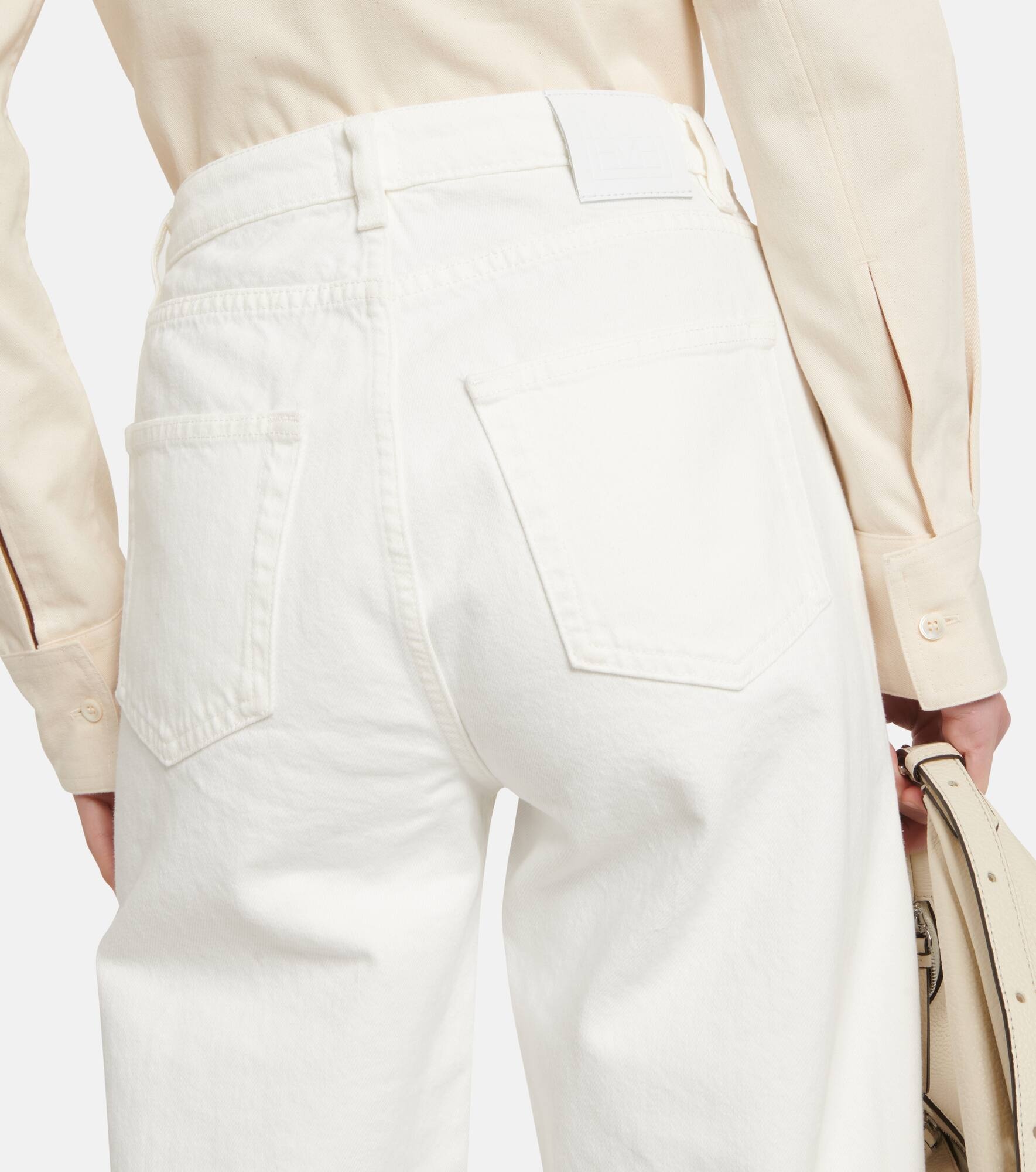 High-rise barrel-leg jeans - 6