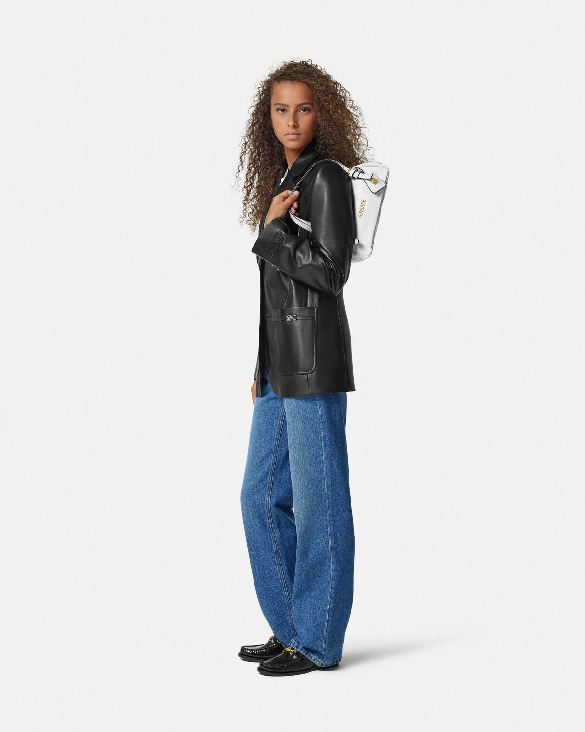 Versace Tag Bowling Bag - 4
