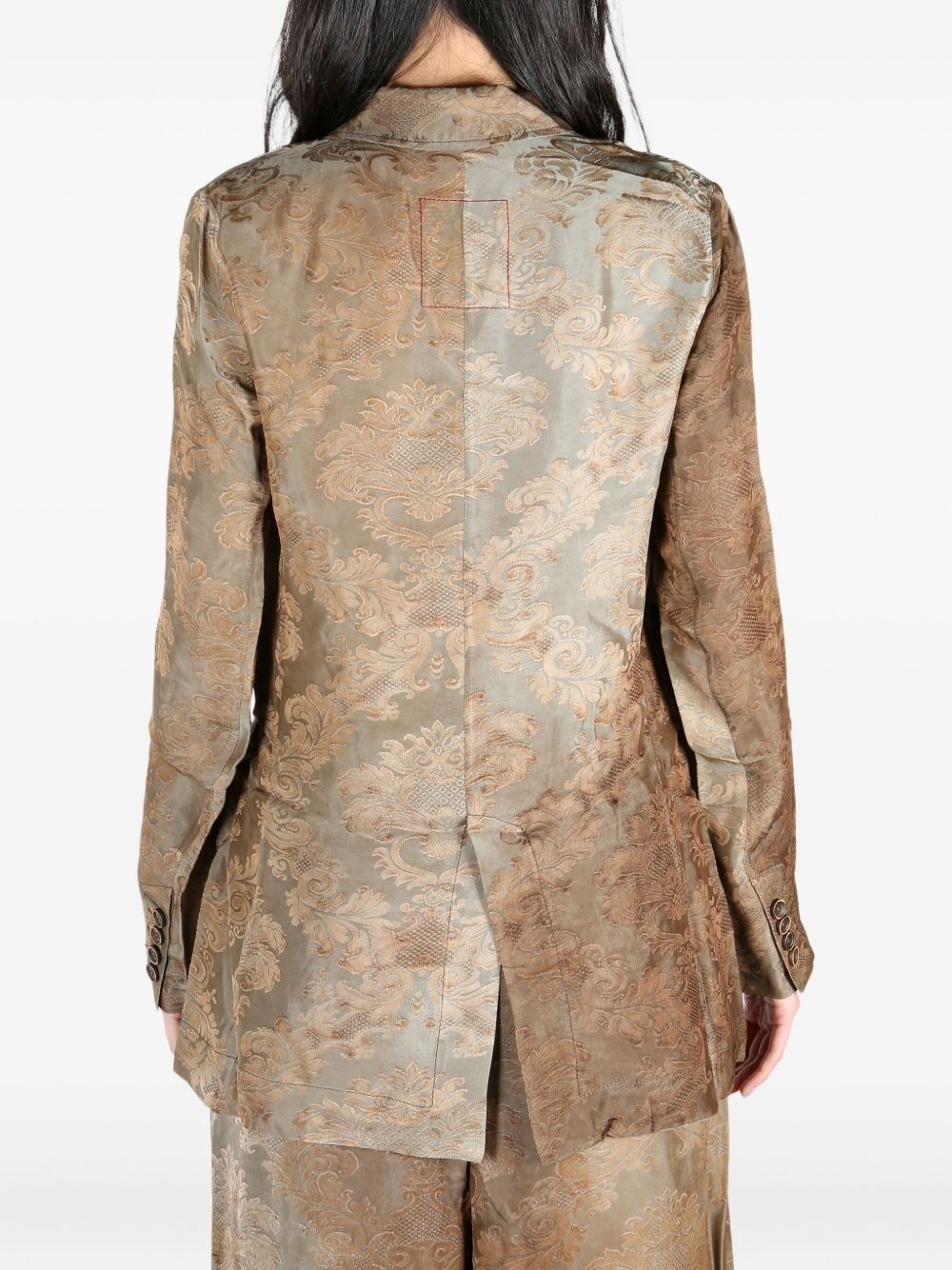 Khloe brocade wrap blazer - 5