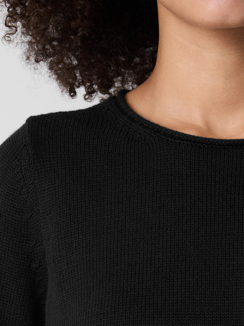 Peruvian Cotton Blend Jewel Neck Top 4
