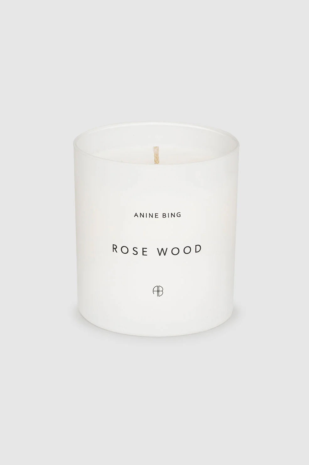 Rose Wood Candle - White - 2