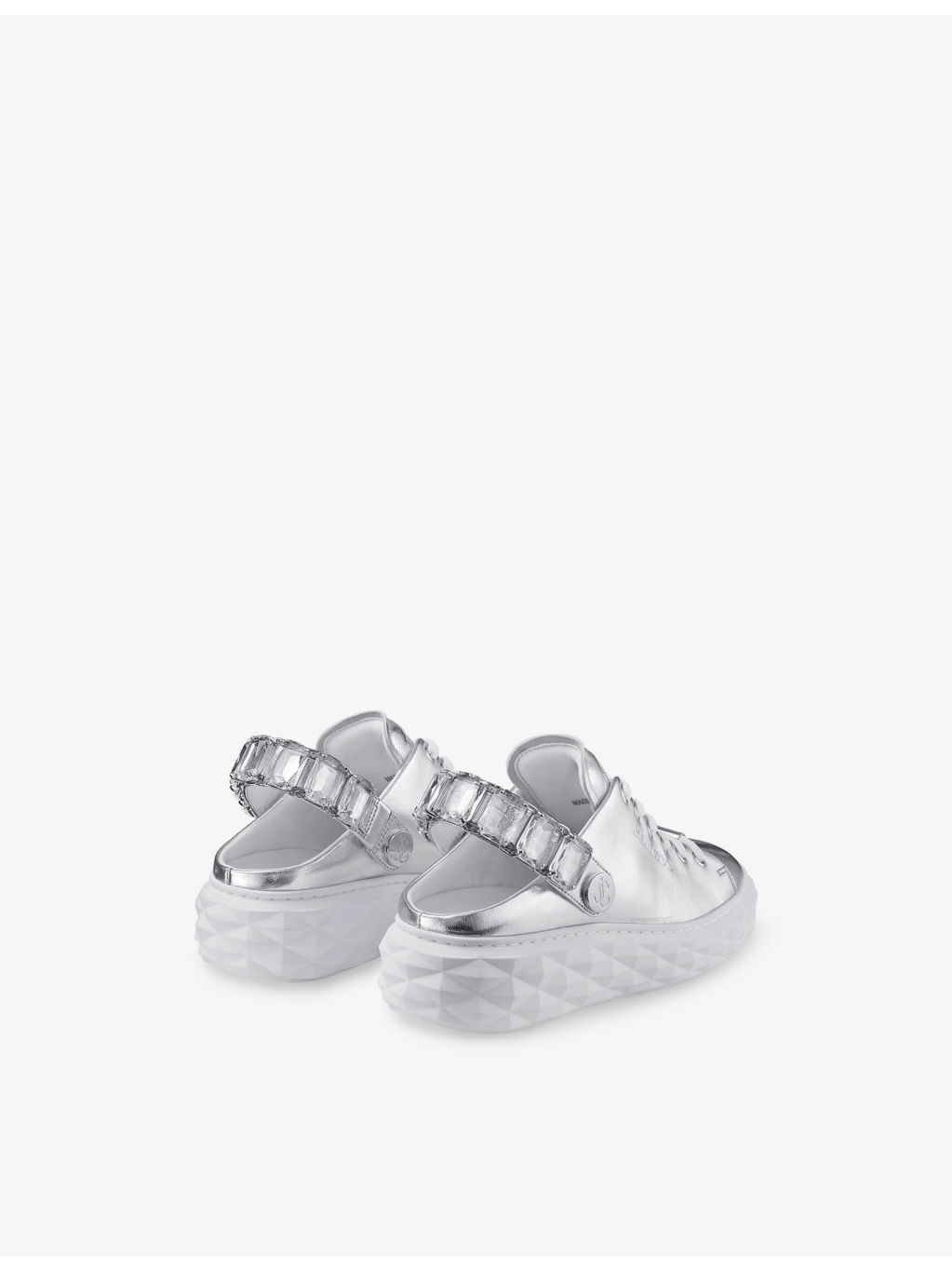 Diamond Sling Leather Low-Top Trainers - 4