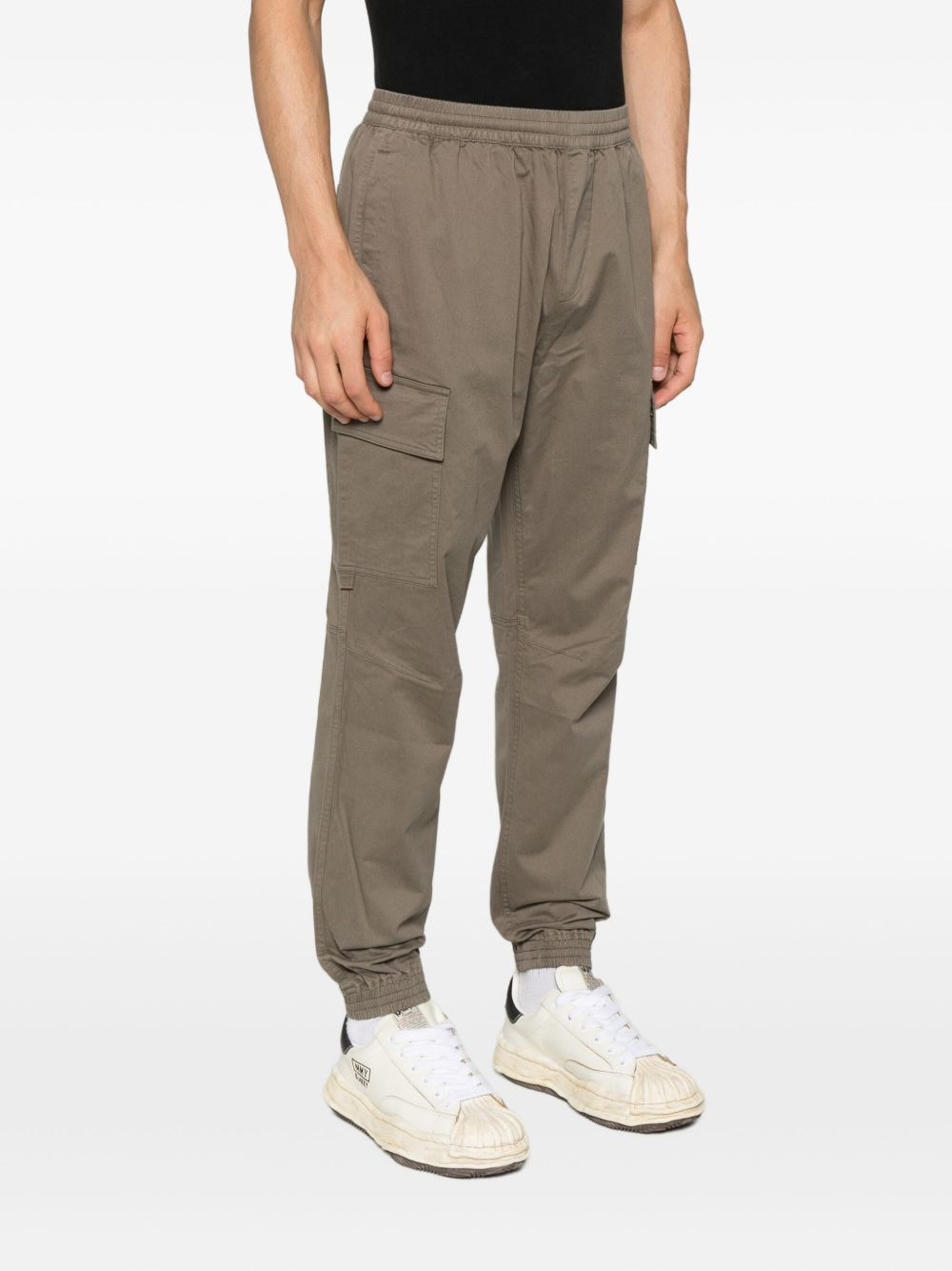cuffed cargo trousers - 3