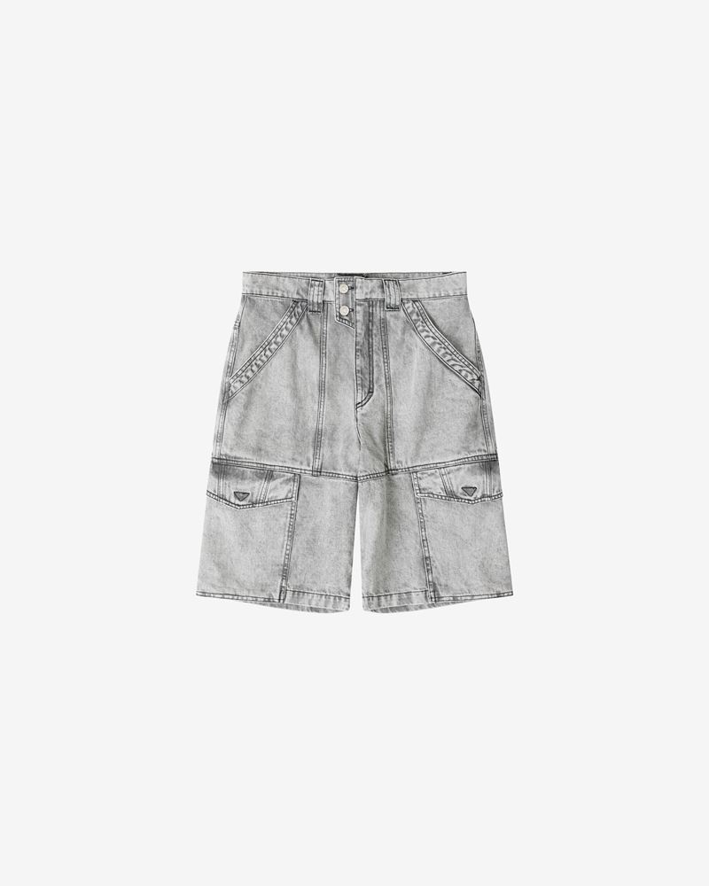 JEMUEL DENIM SHORTS - 1