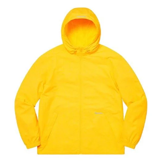 Supreme Reflective Zip Hooded Jacket '옐로우 블랙'SUP-SS21-531 - 1