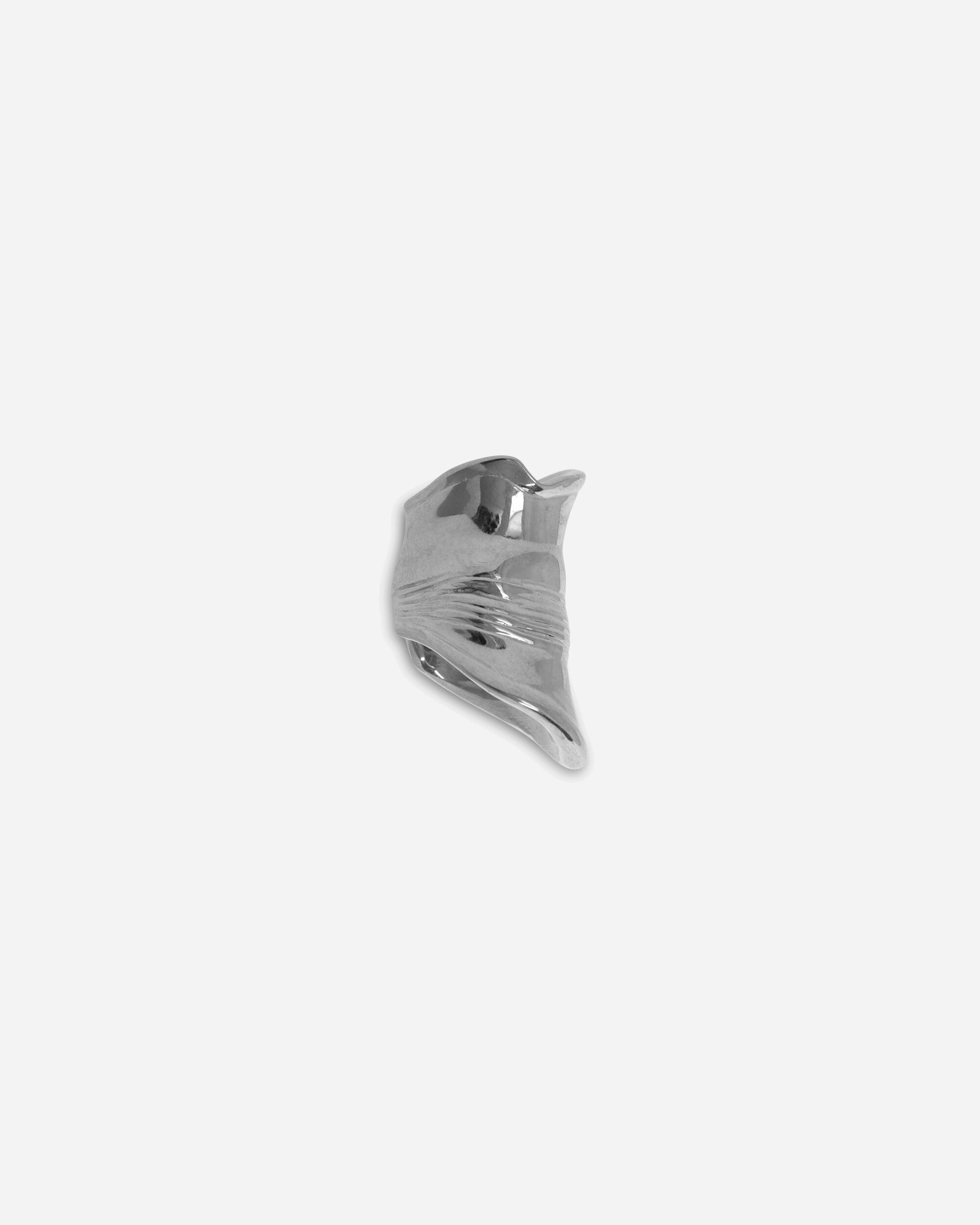 Crushed Can Ring Silver - 3