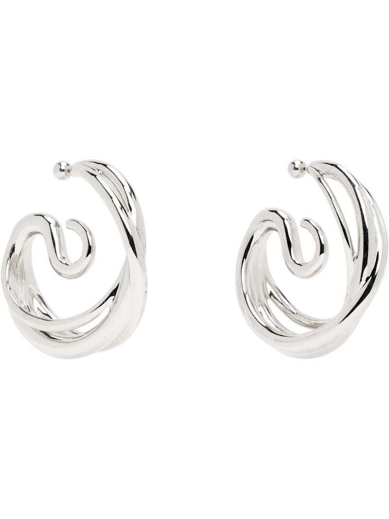 PANCONESI Silver Triptych Large Earrings outlook