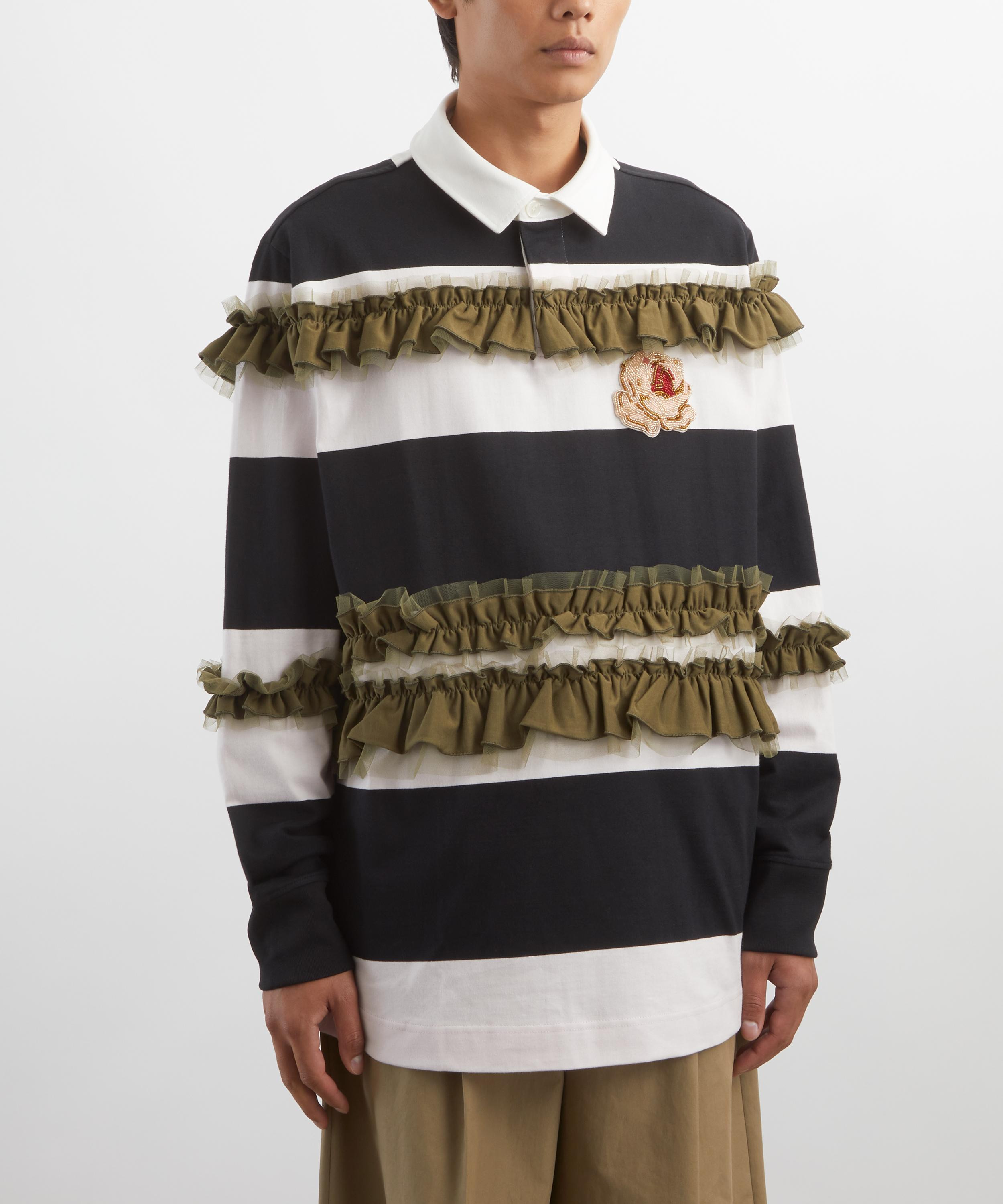 Turbo Embellished Ruffle Rugby Shirt - 3