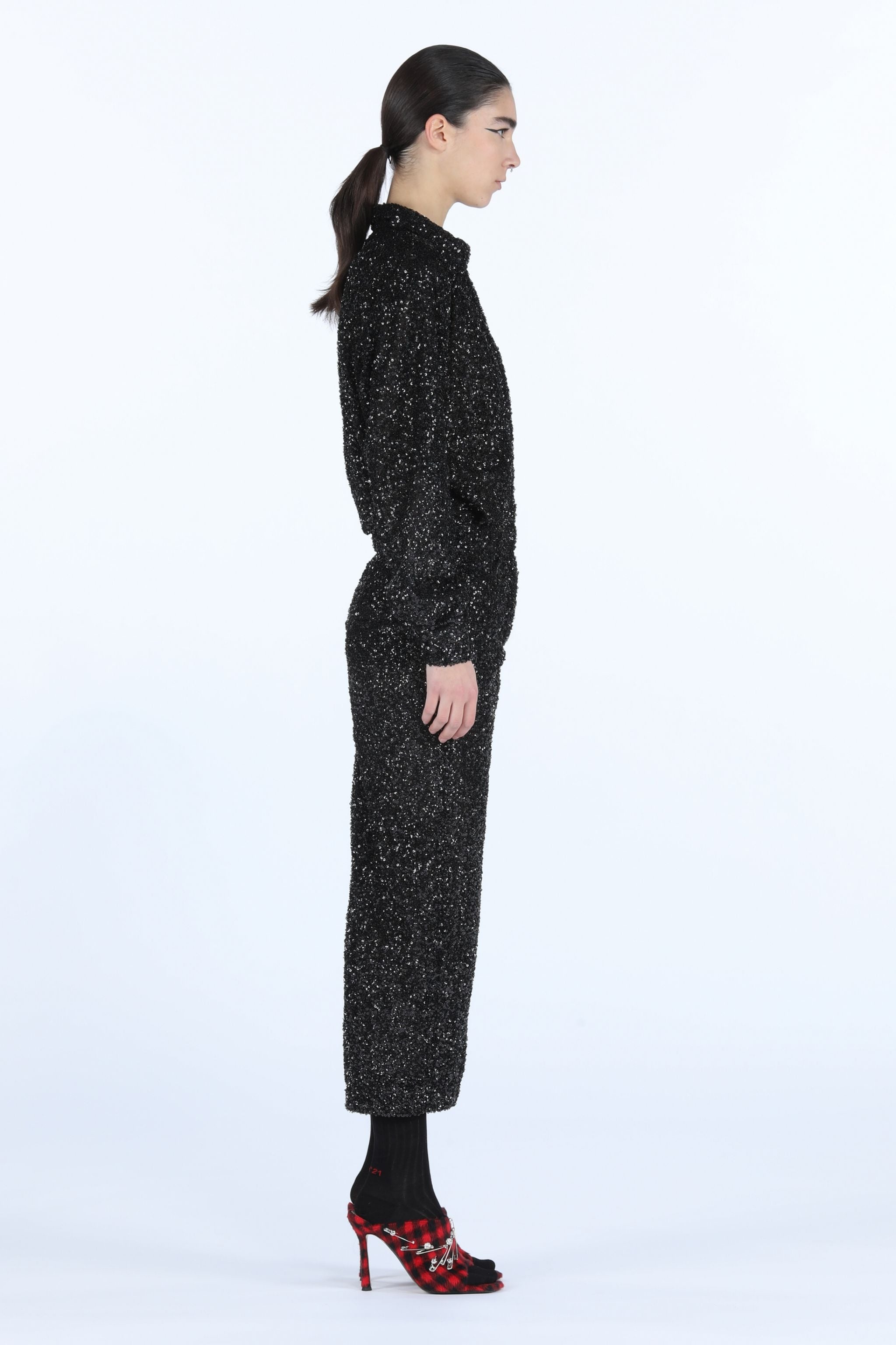 SEQUIN SHIRT DRESS - 3