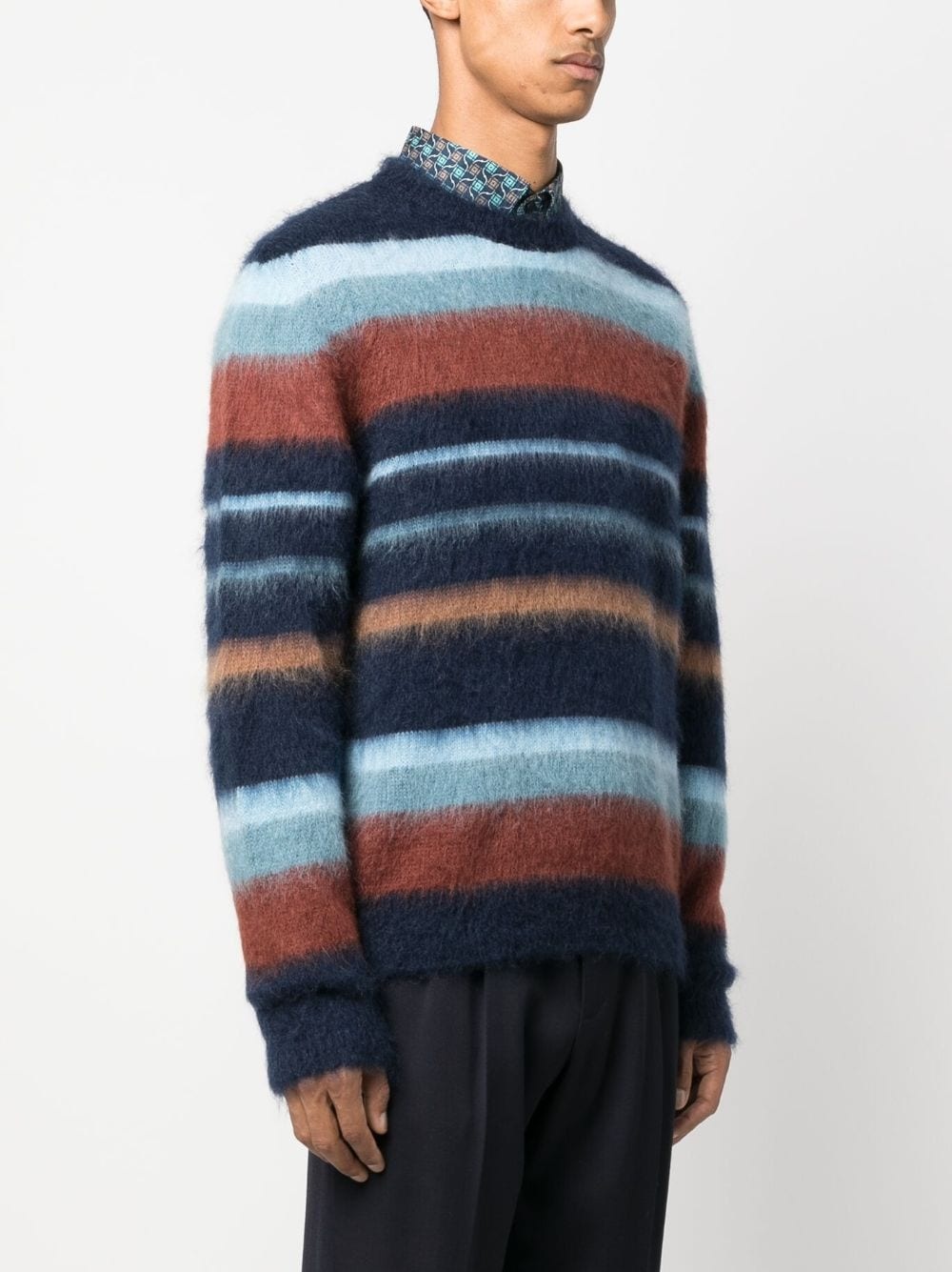 striped mohair-wool sweatshirt - 3