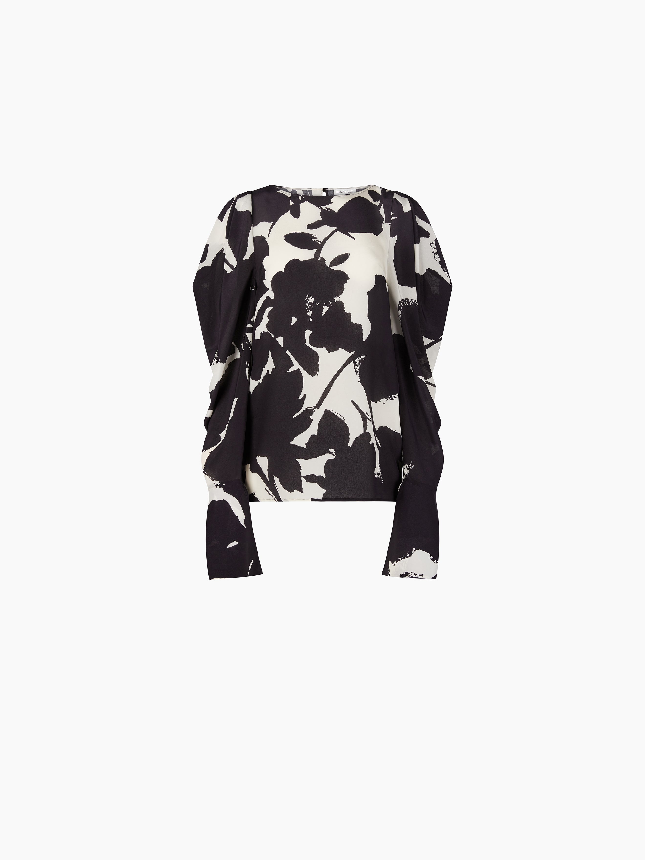 BLOUSE WITH PUFF SLEEVES - 5