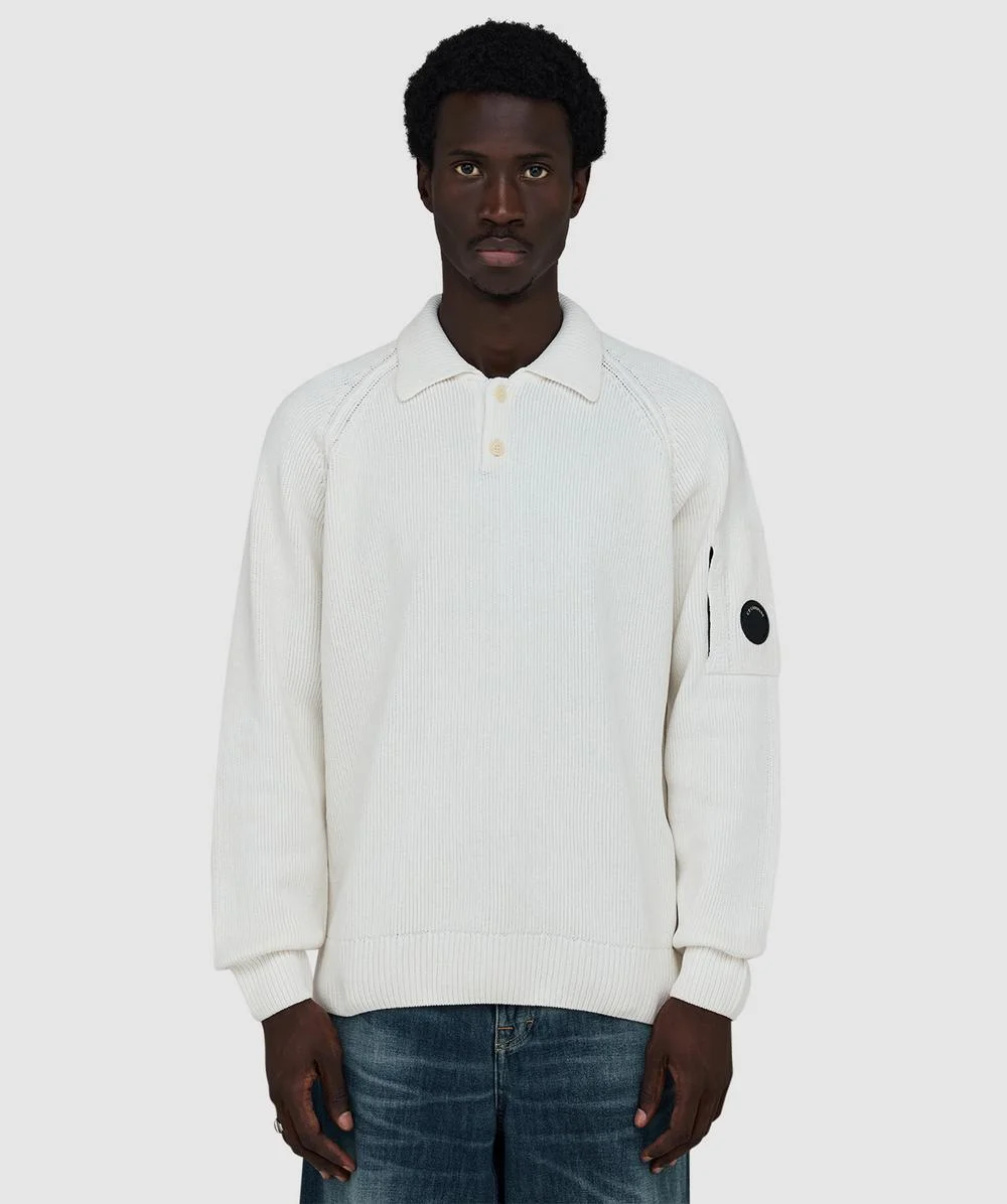 Chenille cotton polo shirt - 1