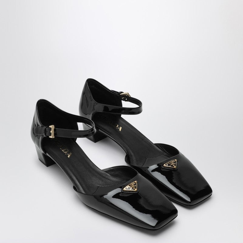 Prada Black Patent Leather Decollete Women - 2