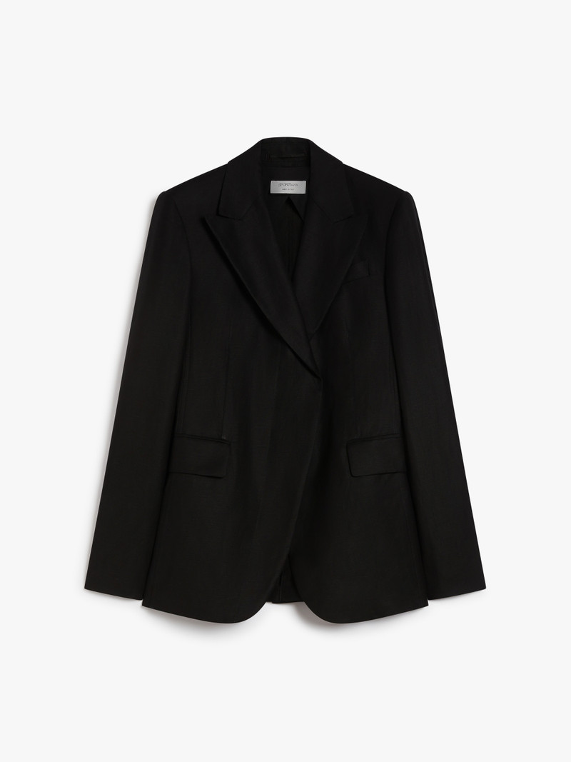 CERA Linen and viscose twill blazer - 1