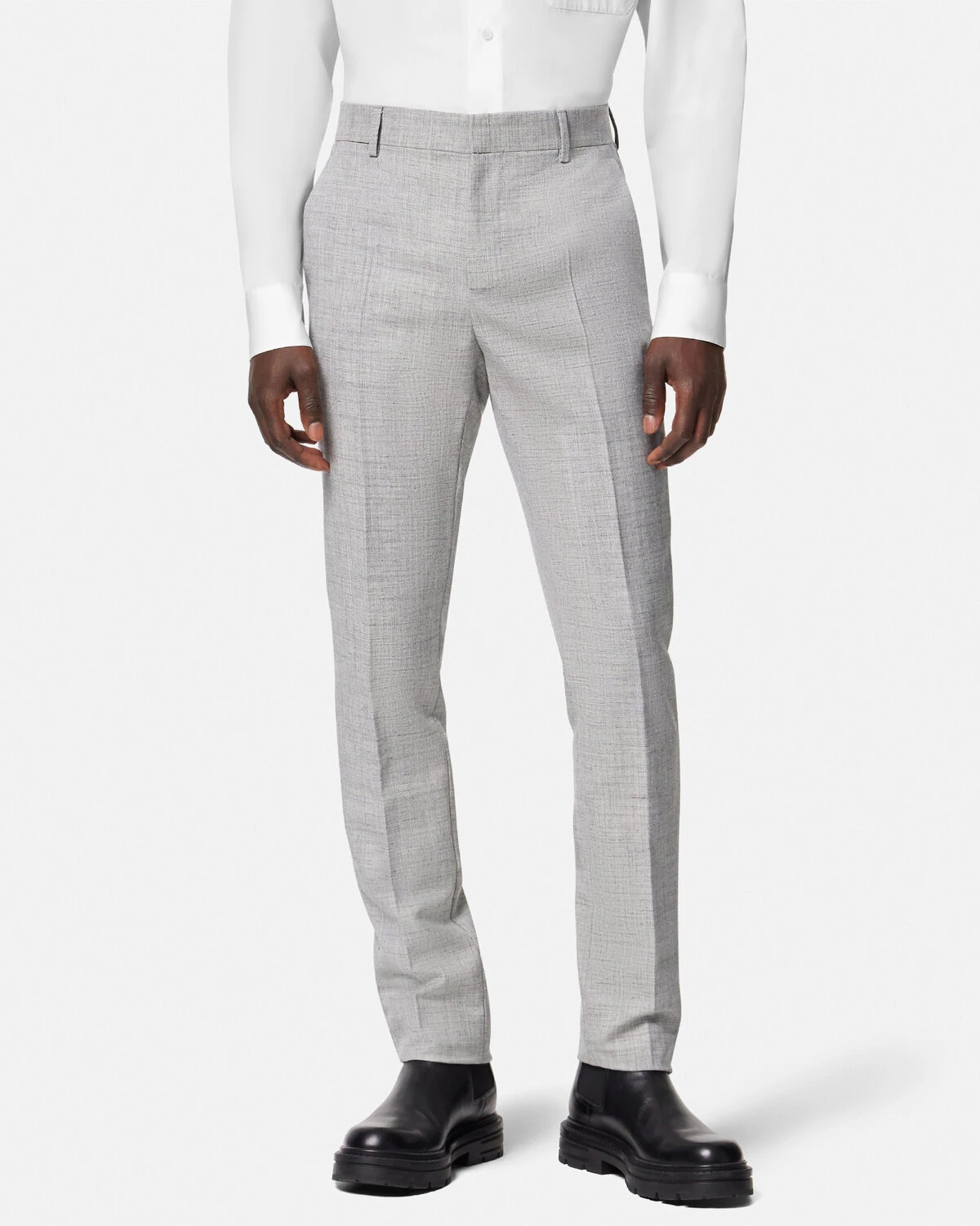 Wool-Blend Formal Pants - 4