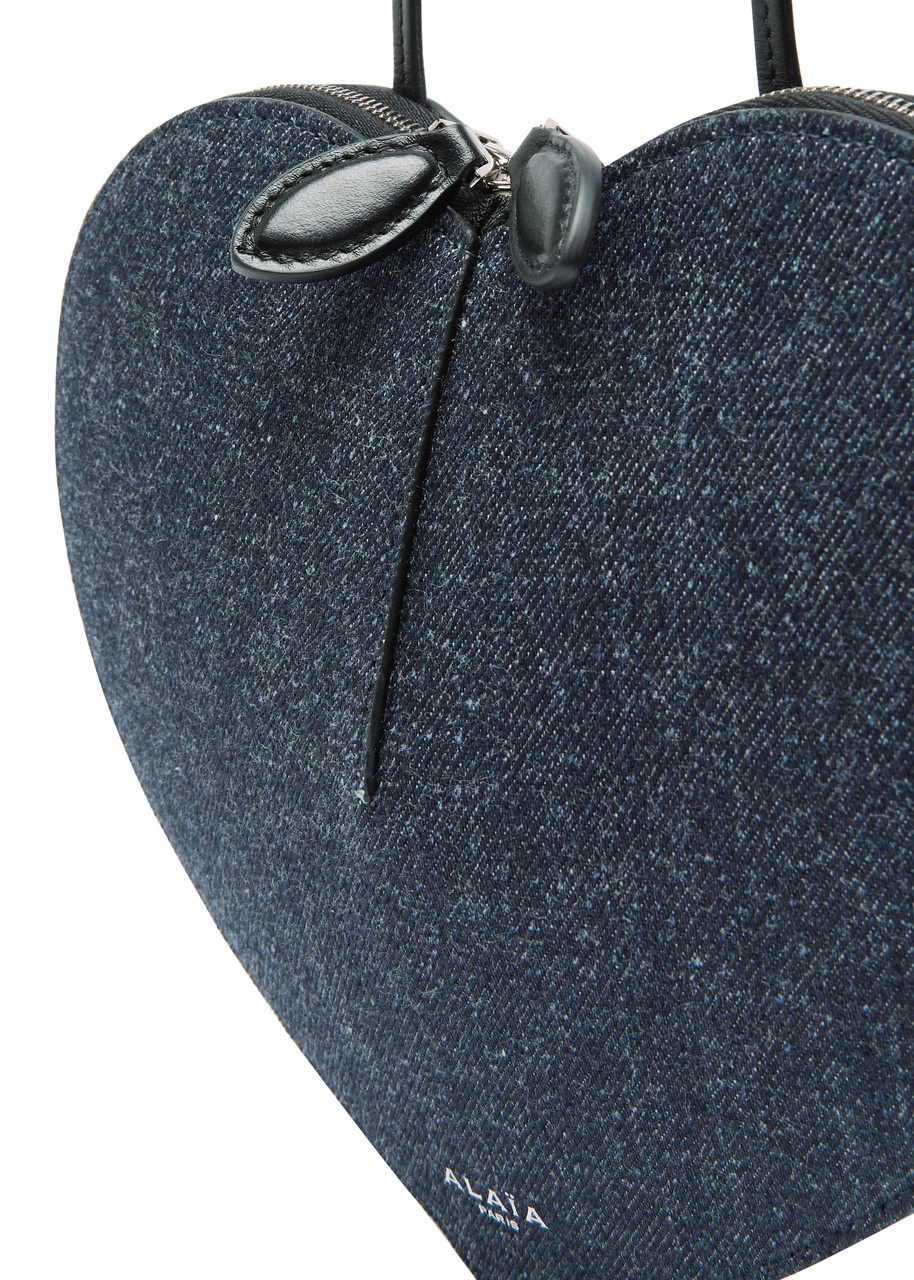 Alaïa Le Coeur Denim Cross-body bag - 3