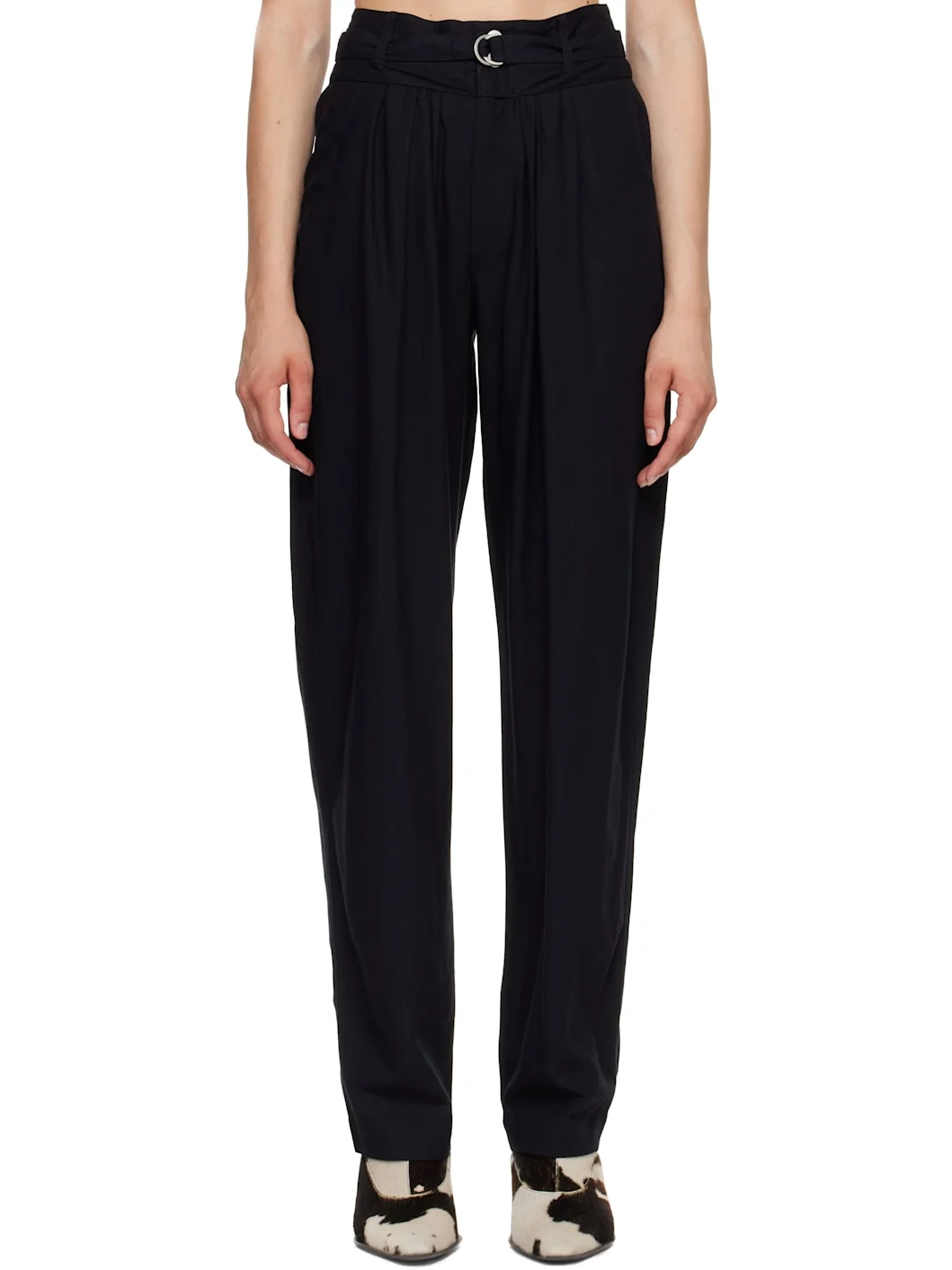 Black Celia Trousers - 1