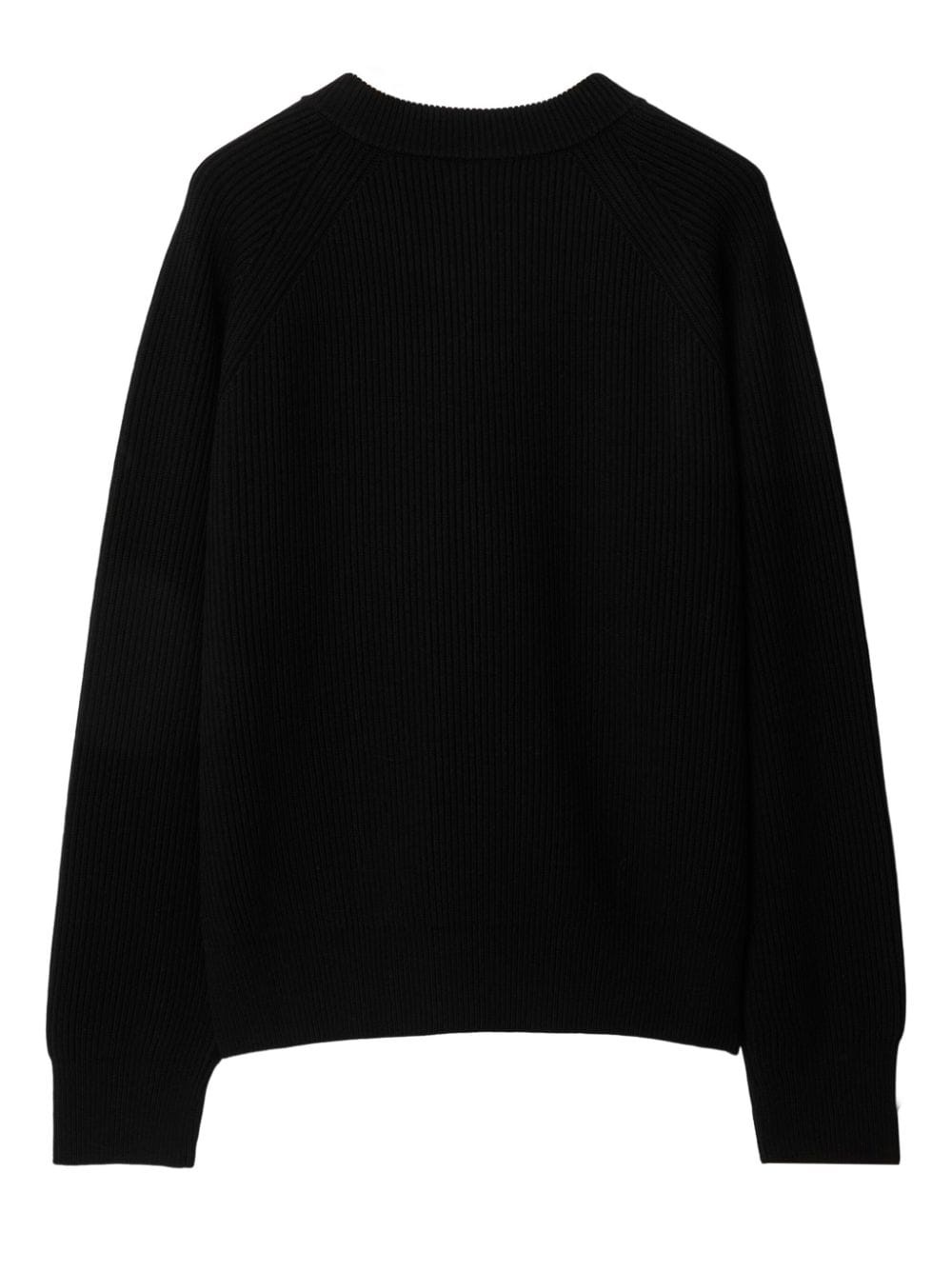 zip-detail wool jumper - 7