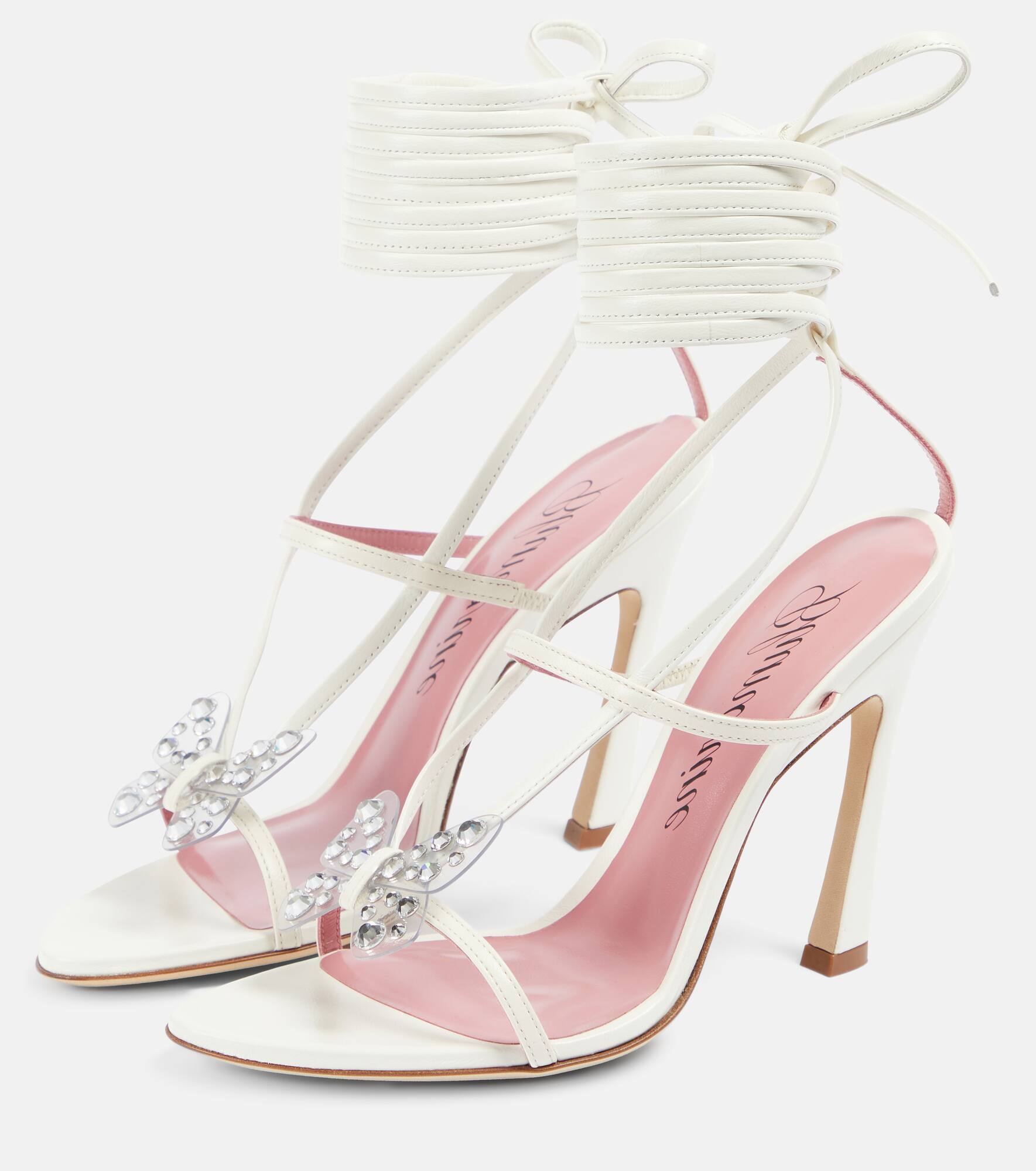 Butterfly 105 leather sandals - 5