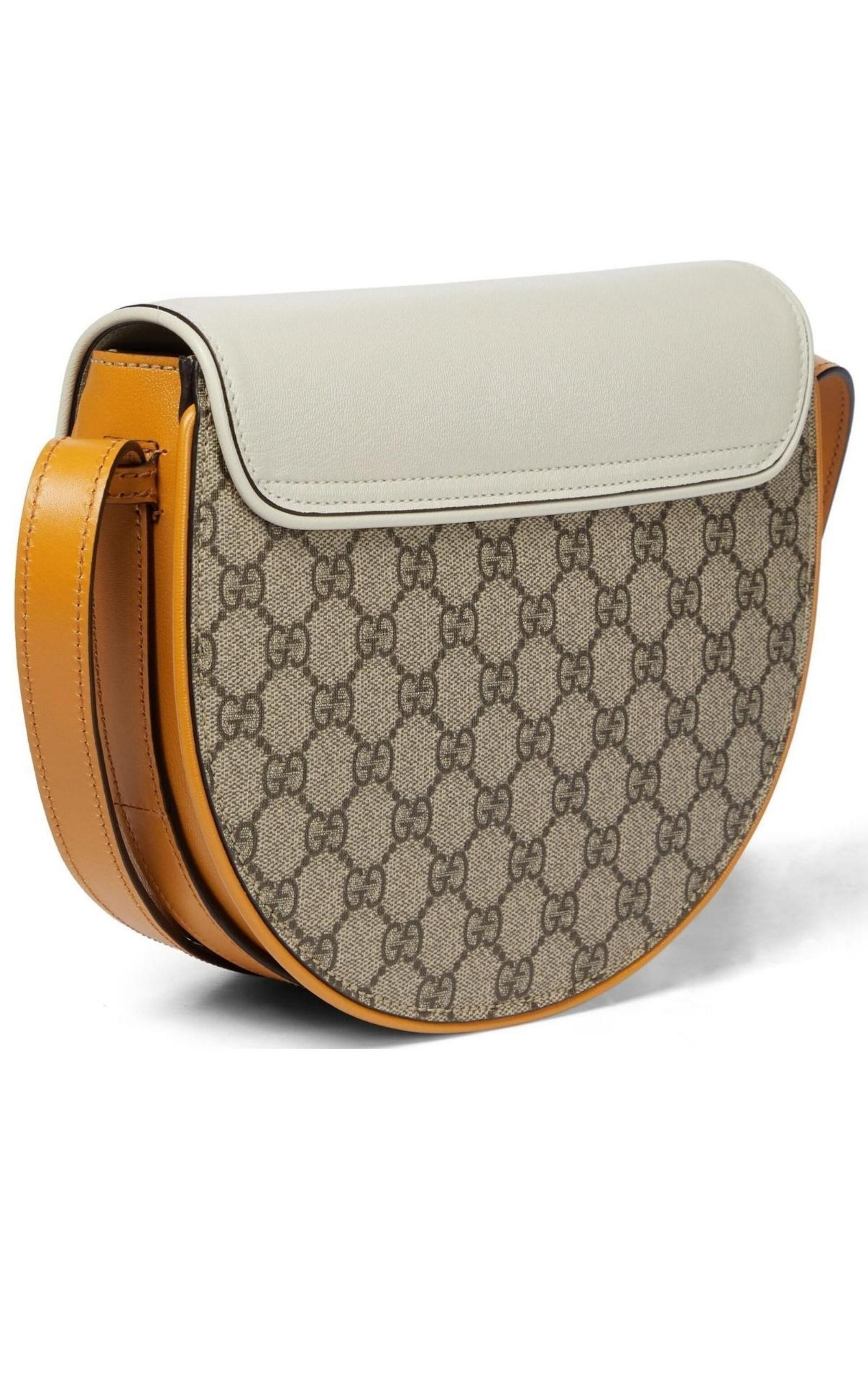Natural Padlock GG Small Leather Shoulder Bag - 5