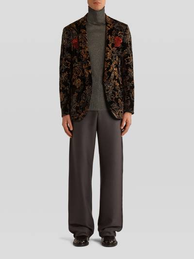 Etro SEMI-TRADITIONAL JACKET EMBROIDERED WITH PAISLEY PATTERNS AND ROSE outlook