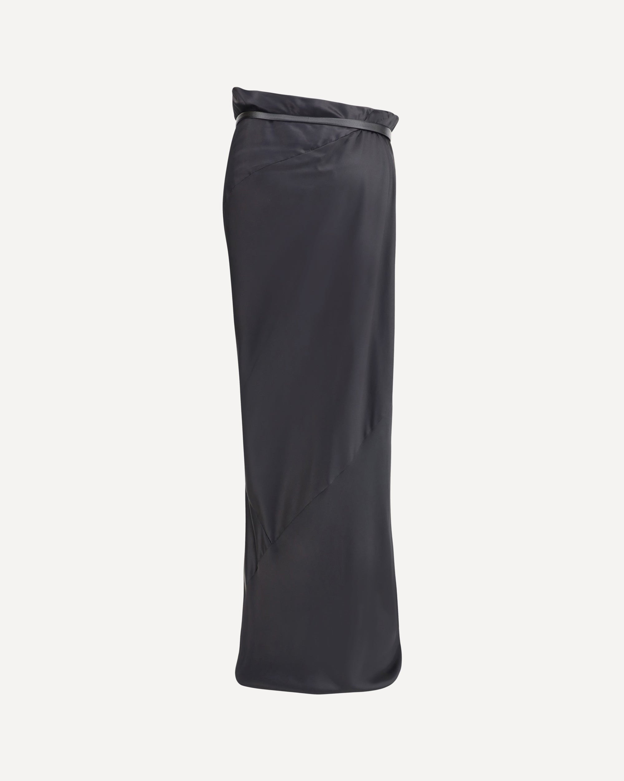 Satin long Skirt - 2