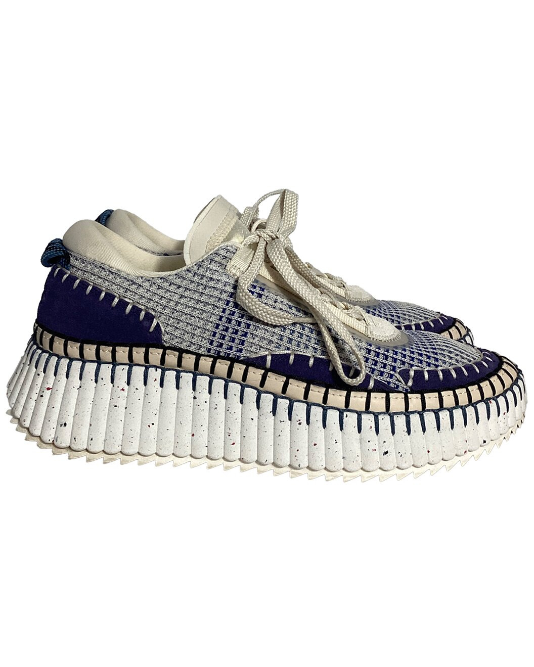 Chloé Women's Nylon Nama Platform Sneaker (Authentic Pre-Loved) - 1