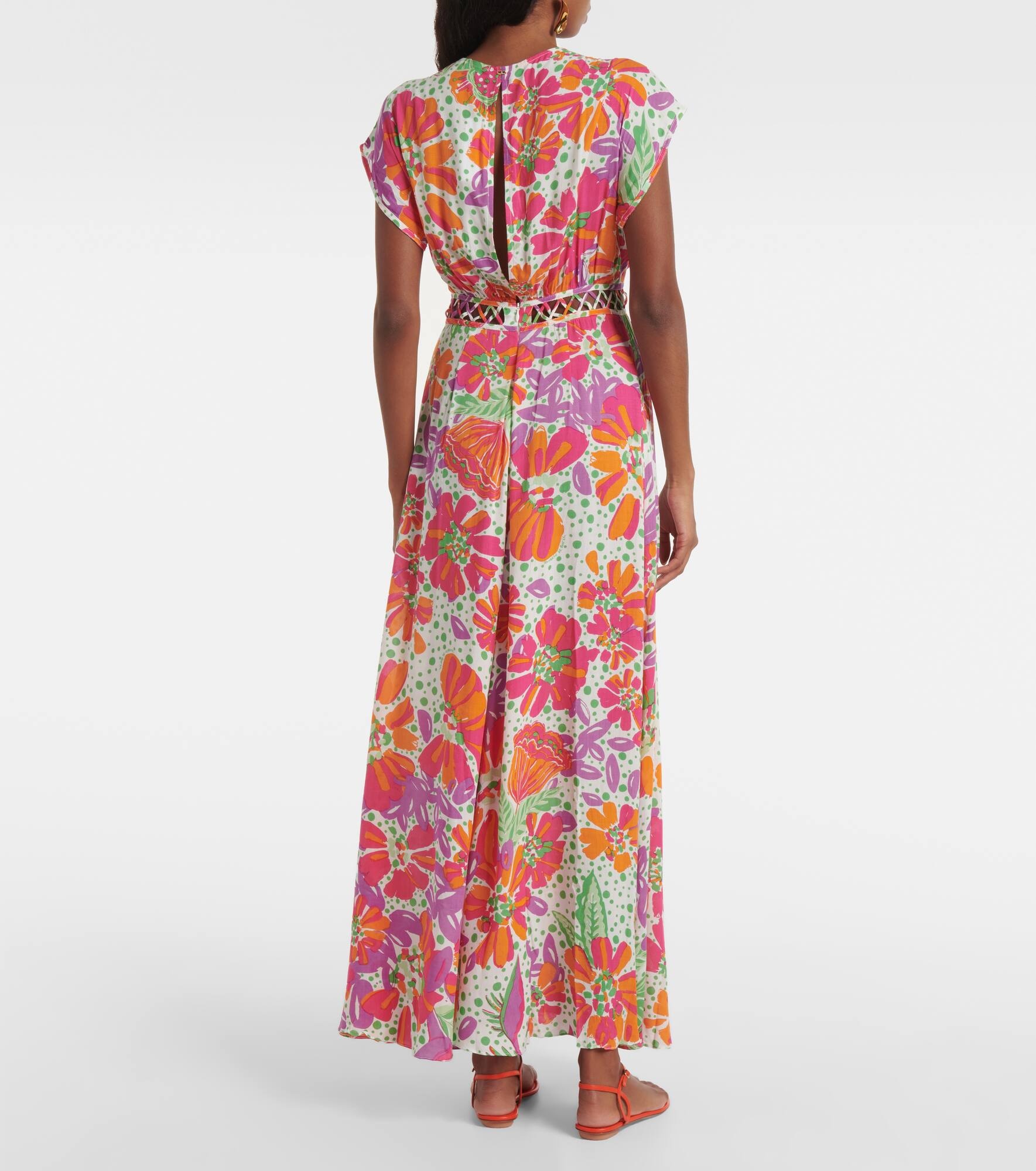Cecile floral maxi dress - 3