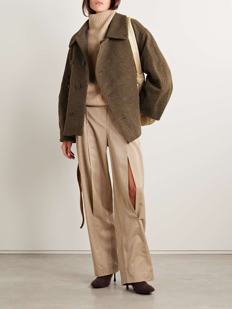 Lemaire Belted wool and alpaca-blend coat outlook