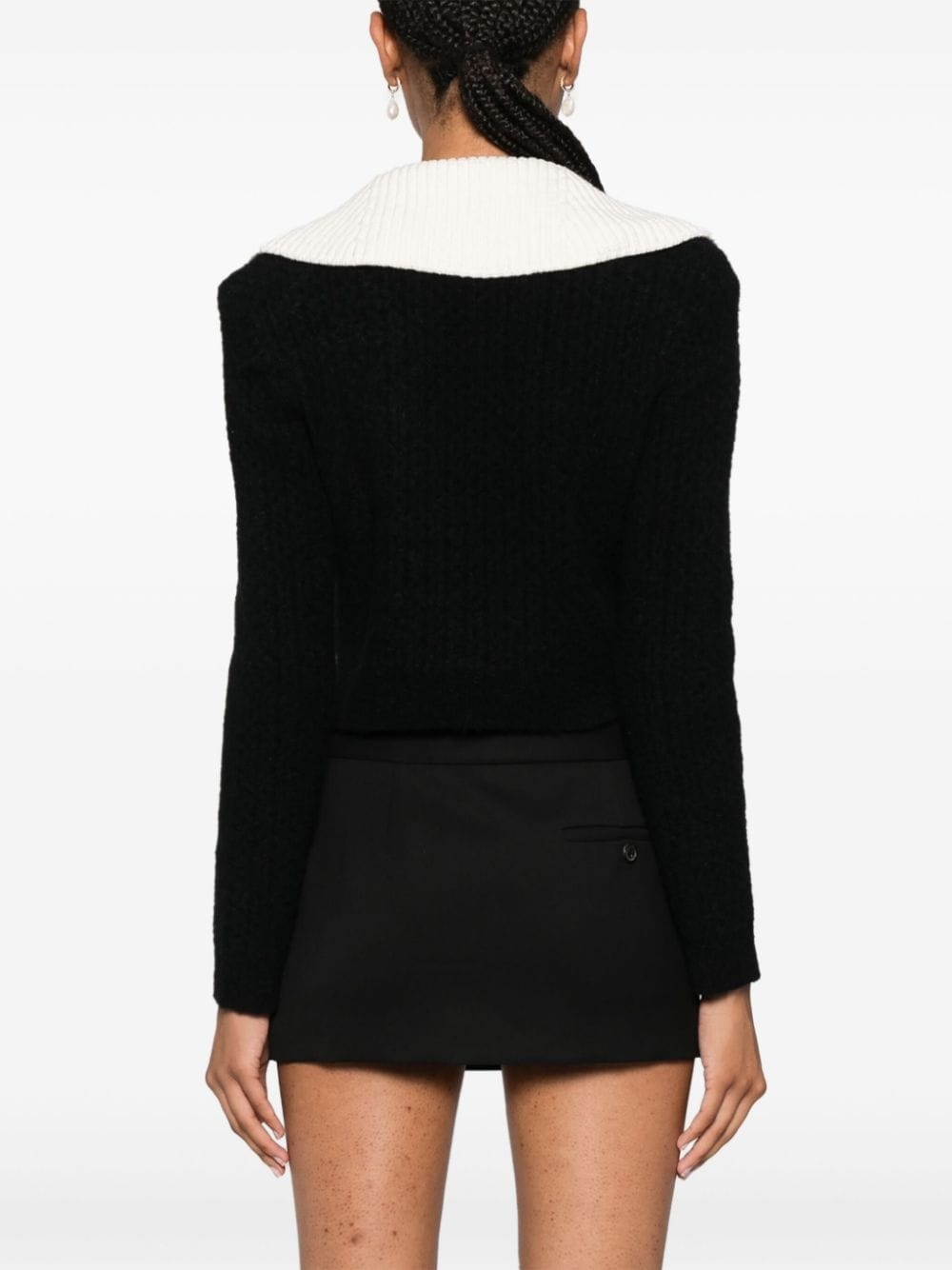 cropped sweater - 4