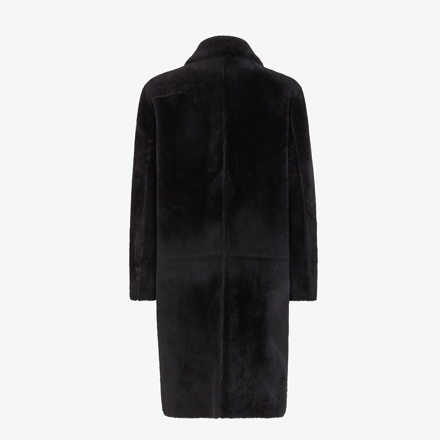 Black shearling coat - 2