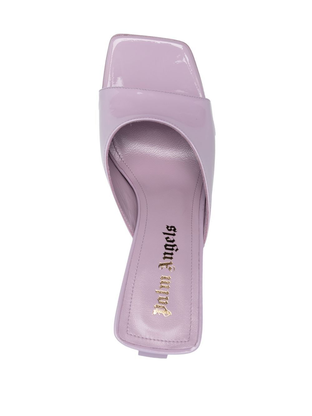 Palm Beach leather mules - 4