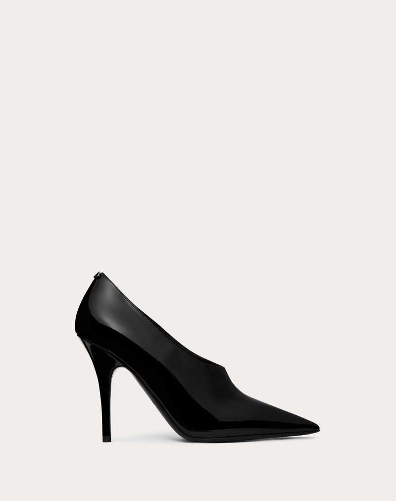 VALENTINO GARAVANI LE SALON 105MM PATENT LEATHER PUMPS 1