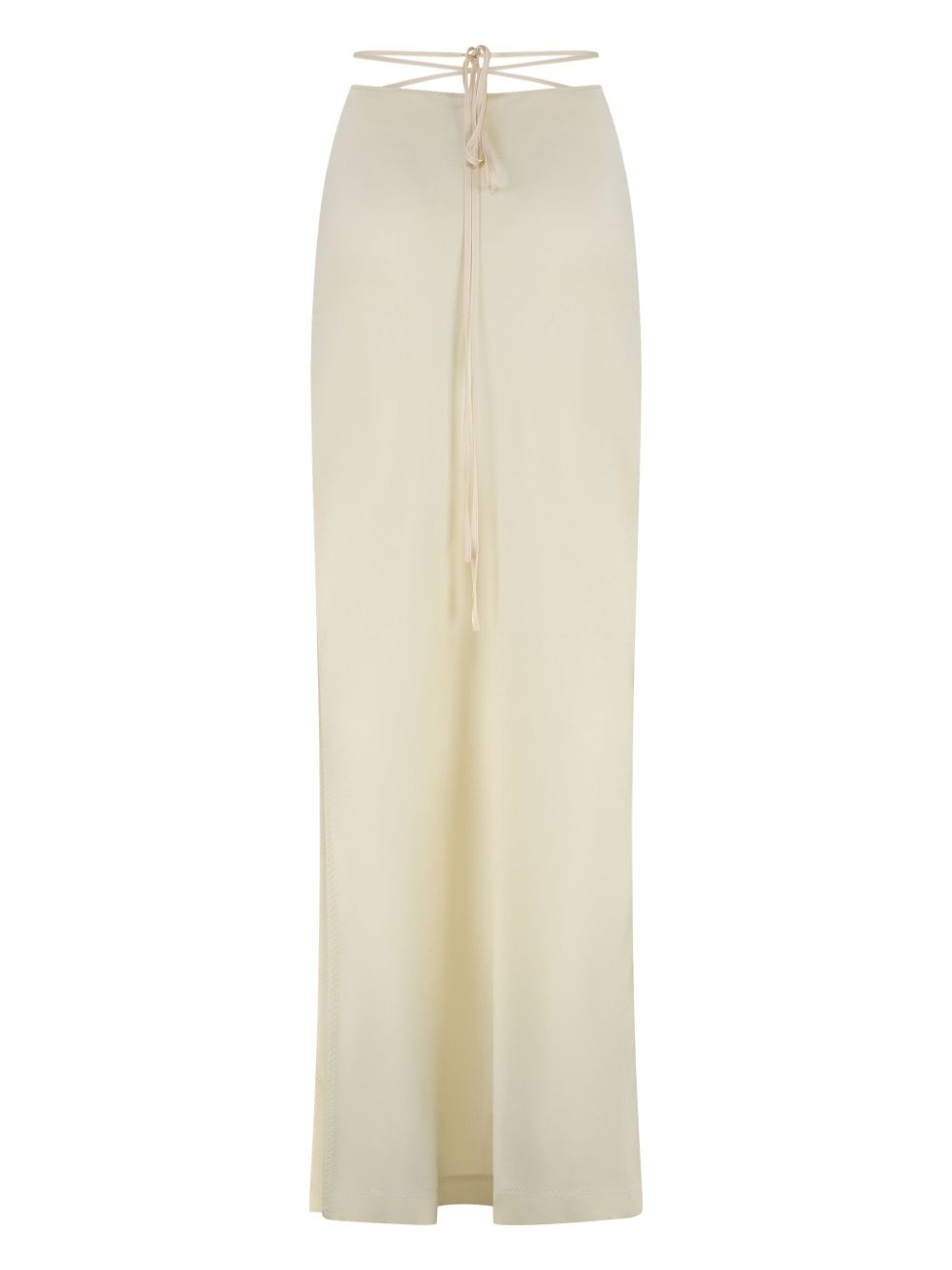 satin midi skirt - 2
