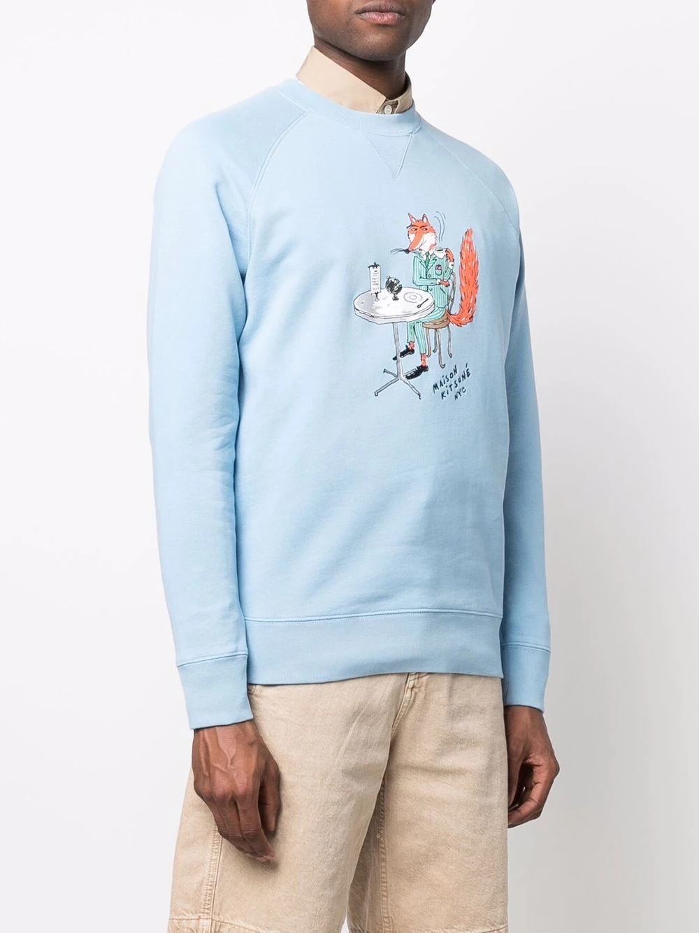 Oly Coffee Fox Classic Sweatshirt - 3