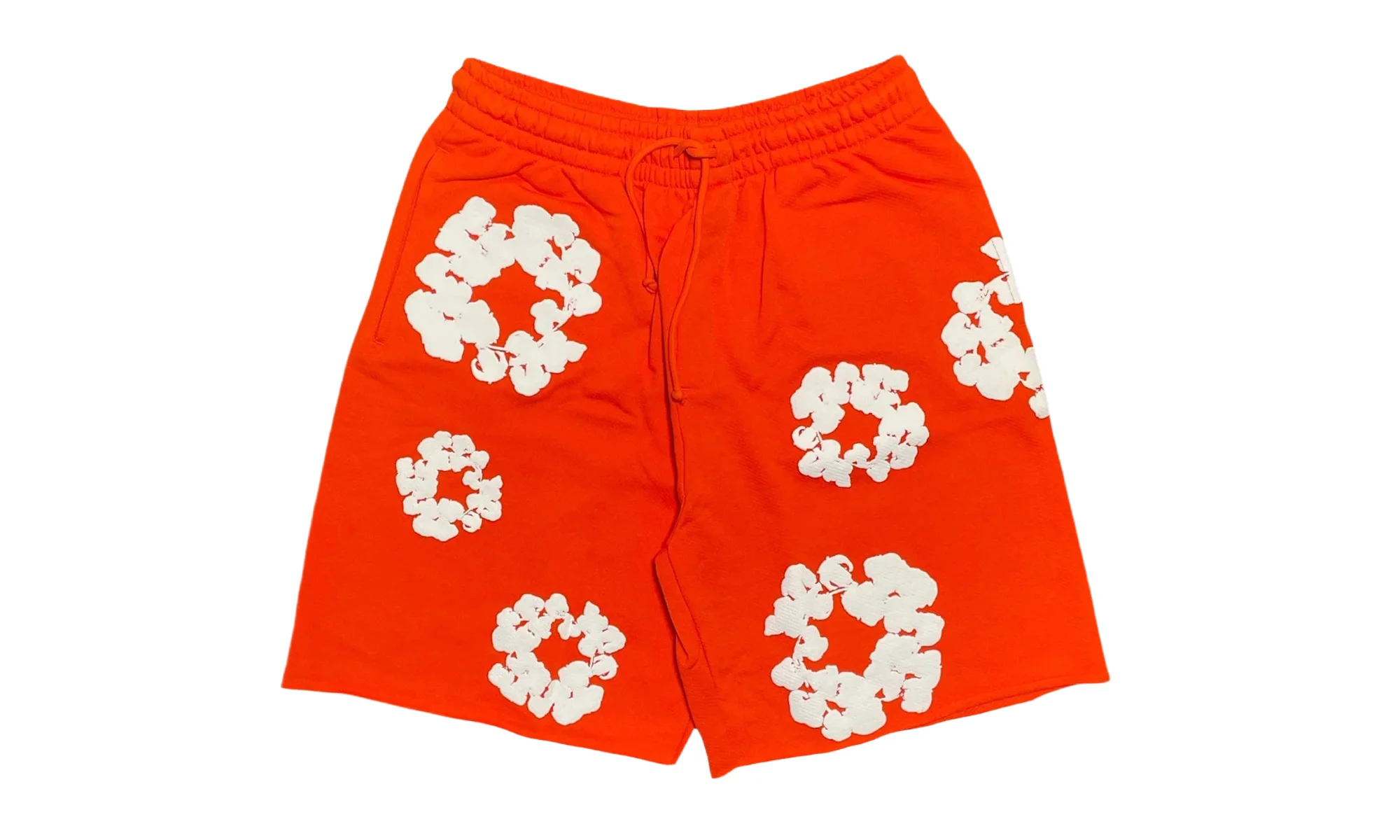 The Cotton Wreath Sweat Shorts "Orange" DT293 - 1