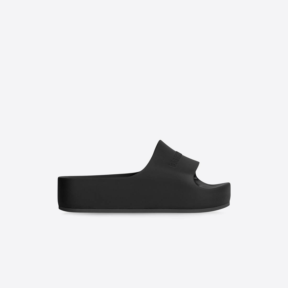 Women's Chunky Slide Sandal in Black - 1